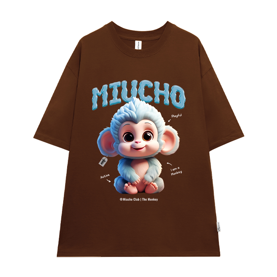 Áo thun form rộng 12 con giáp tuổi Thân (tuổi khỉ) ATD1243 Miucho tay ngắn cổ tròn in mix_thumbnail_11