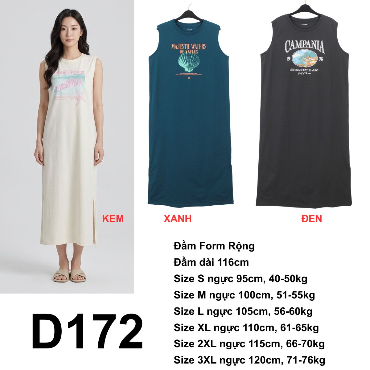 D172 ĐẦM THUN TOP TEN