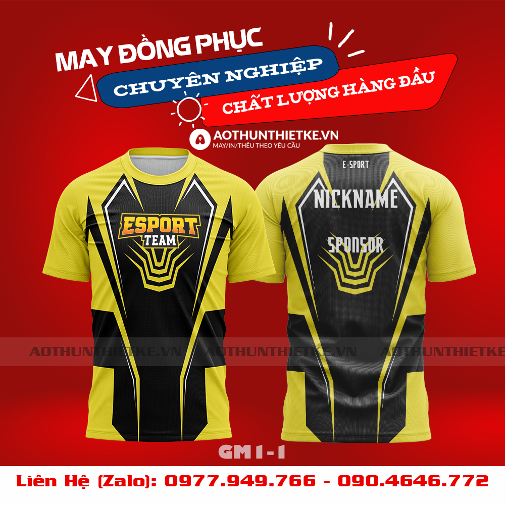 Mẫu Áo Game Thủ Esports Thiết Kế - TKGM75