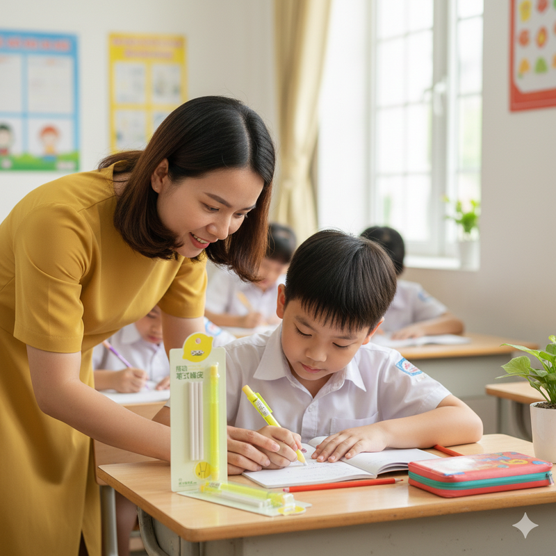 Tẩy Bút Bấm Cao Cấp Không Vụn, Tẩy Chính Xác 0.5mm, Thay Lõi Tiện Lợi Cho Học Sinh 309GT_thumbnail_1