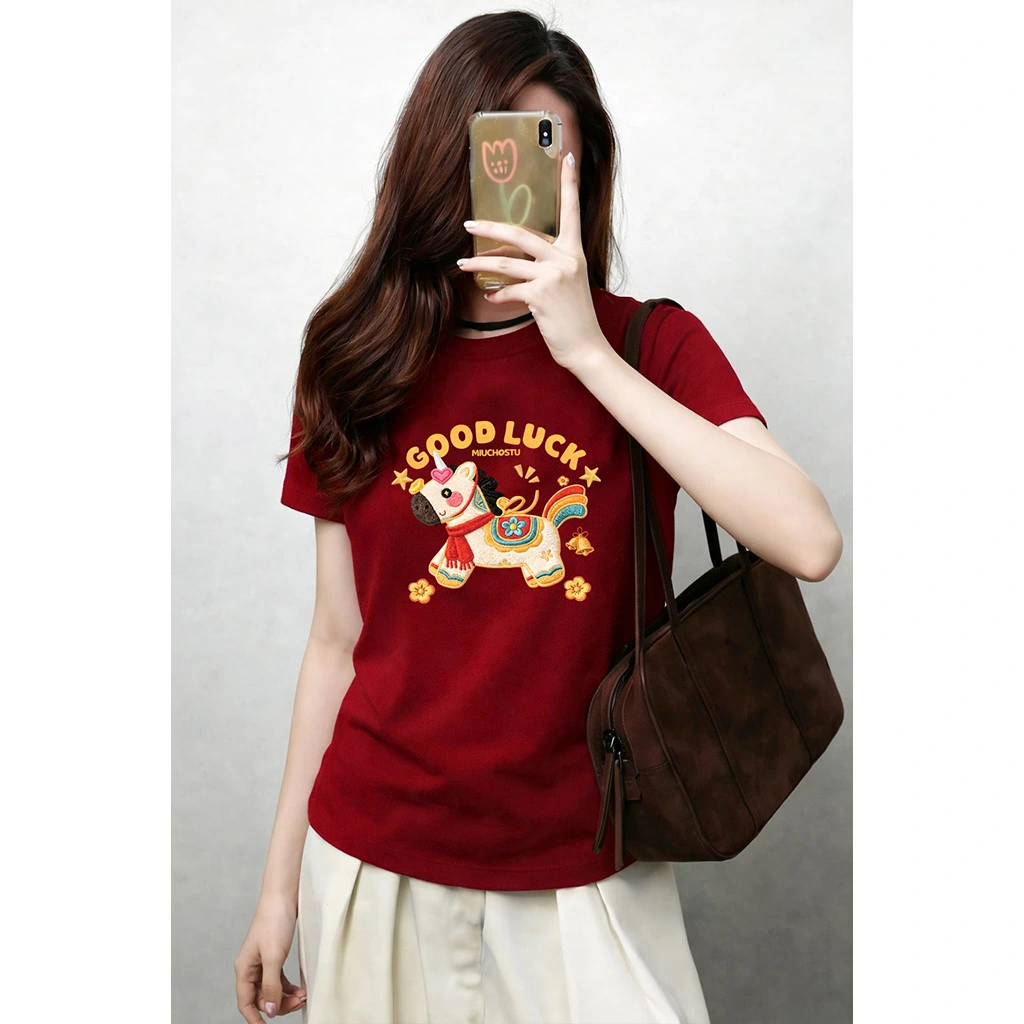 Áo baby tee nữ good luck Miucho 3061_thumbnail_4