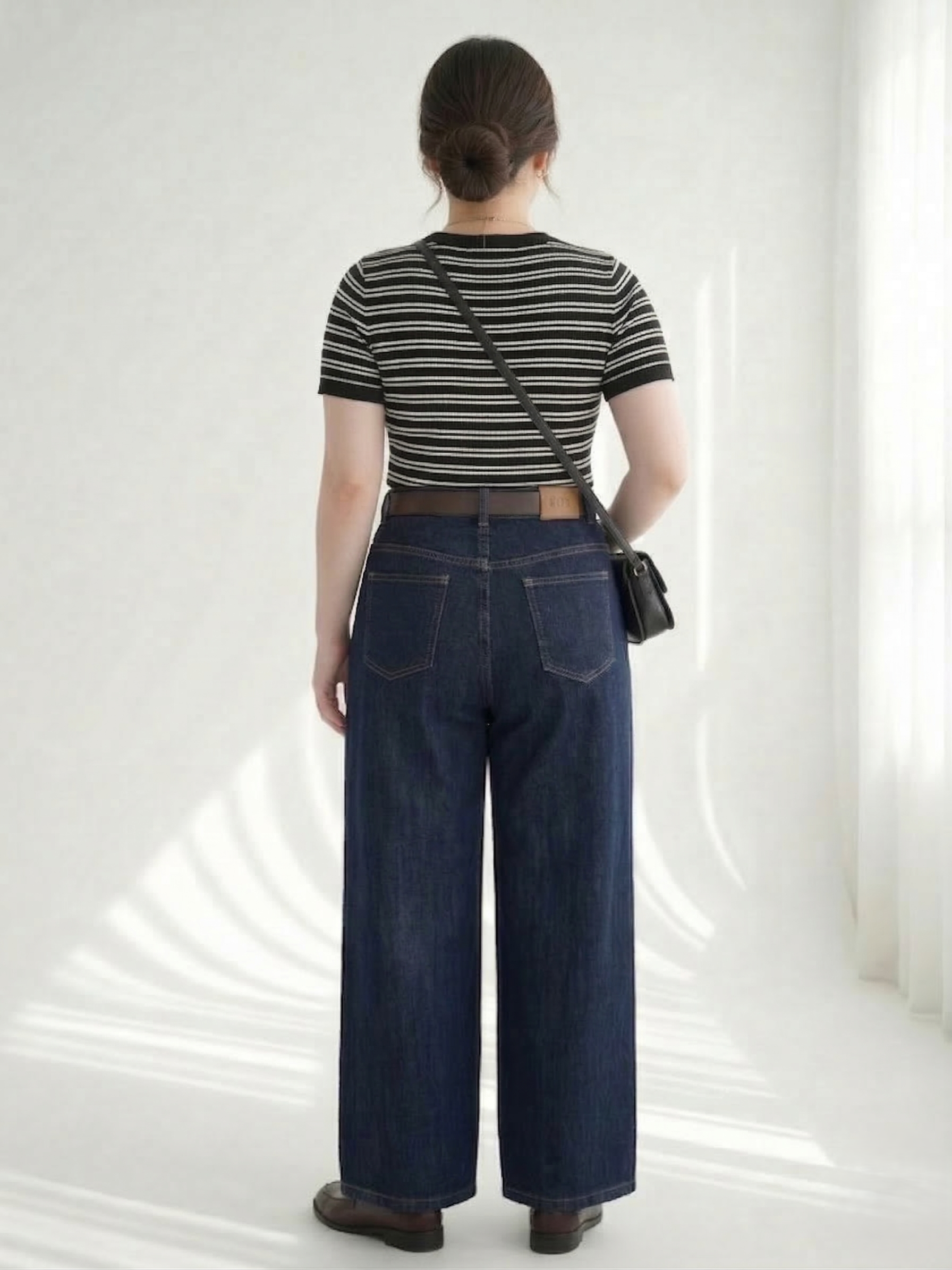 BIGSIZE NỮ - Quần jean suông nấm 2 túi kiểu chất QC dày dặn dành cho nàng béo từ 55 tới 90kgT-QJ5049_thumbnail_2