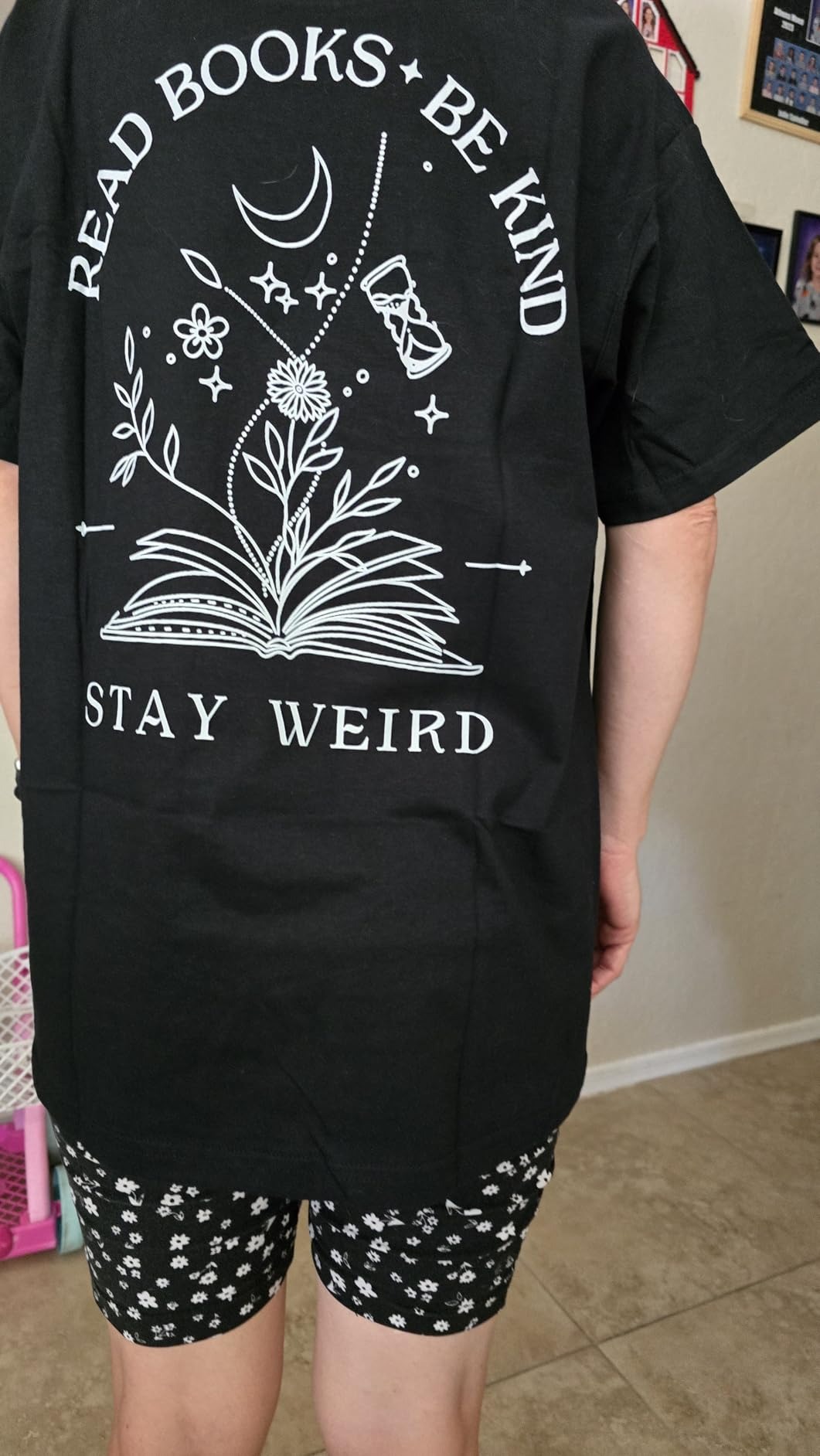 Bookish Babes Inspirational Tee - Kindness Reading & Authenticity Women's Top_thumbnail_5