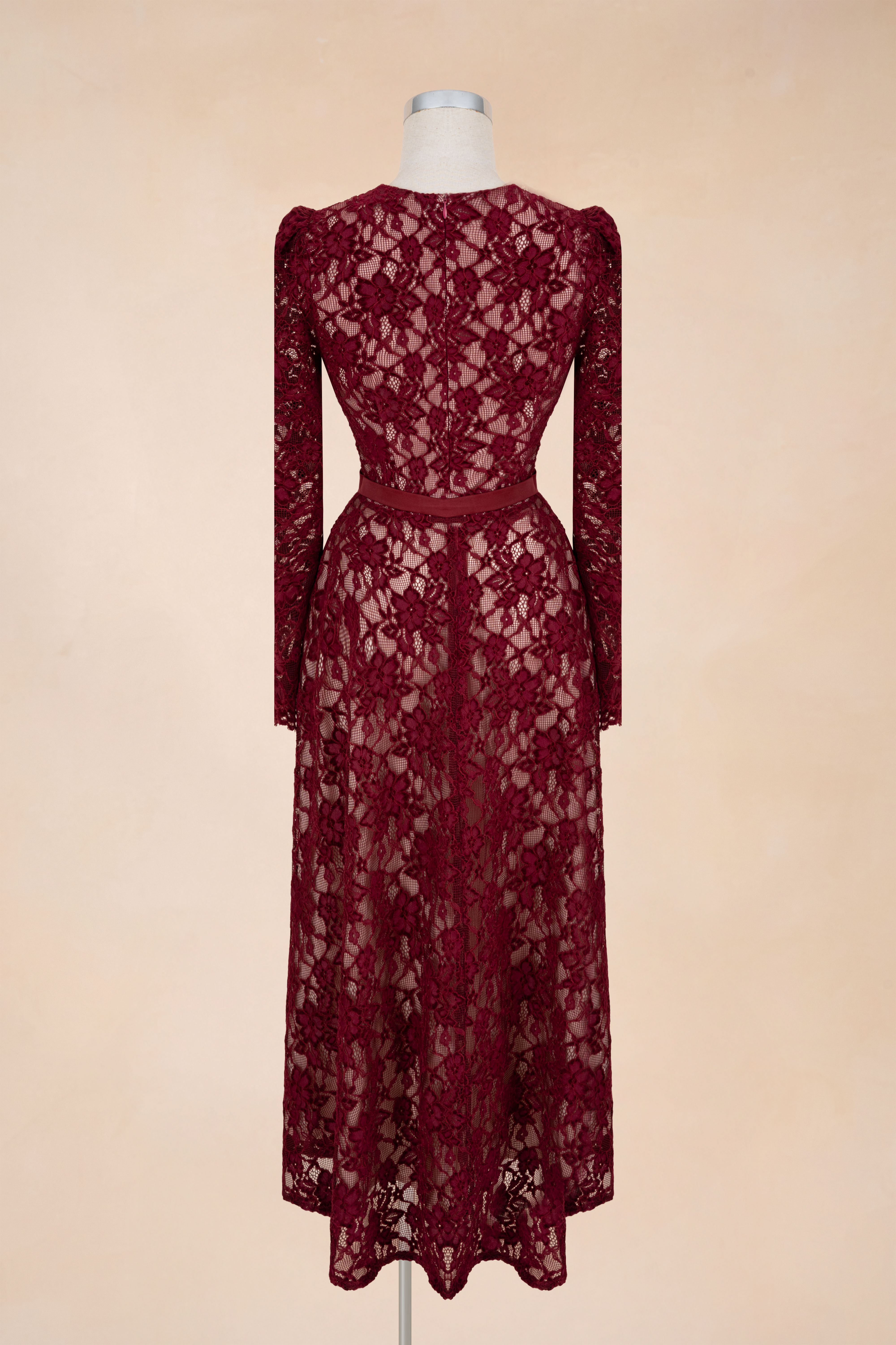 Đầm Xoè Lưới Ngực Nơ Eo_thumbnail_6