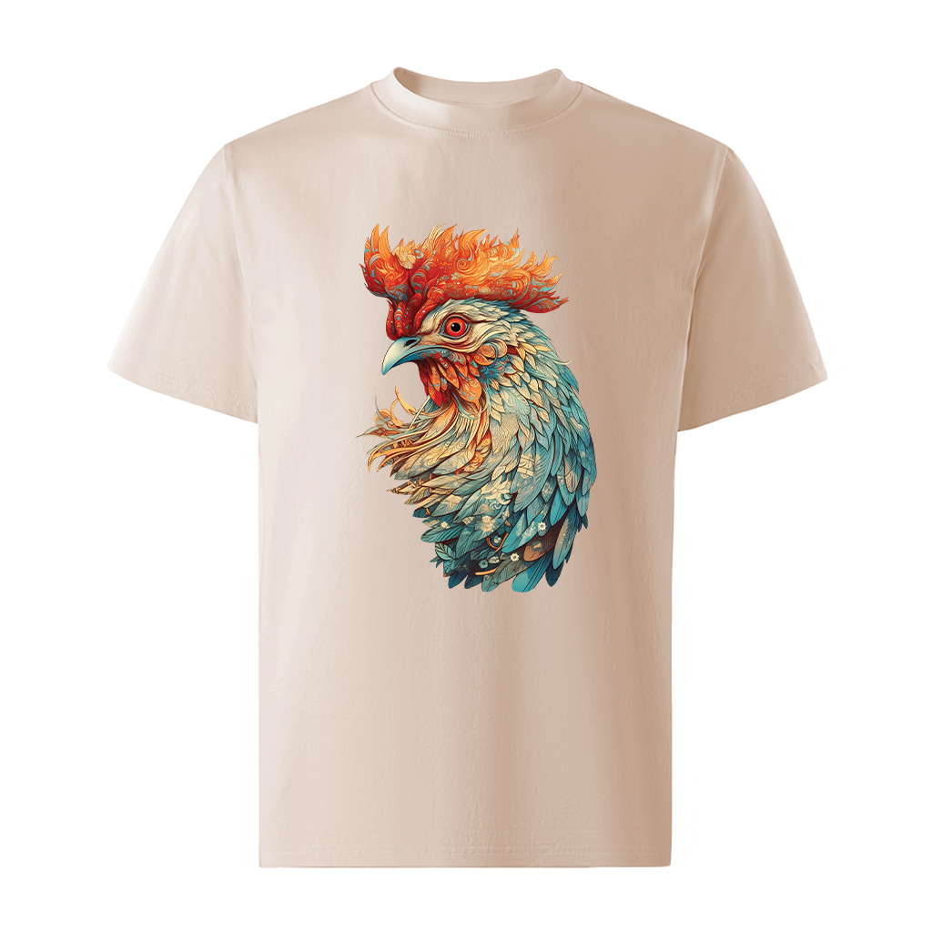 Áo thun nam form rộng 12 con giáp tuổi Dậu ATD486 Miucho Iconic cotton cổ tròn in graphic_thumbnail_18