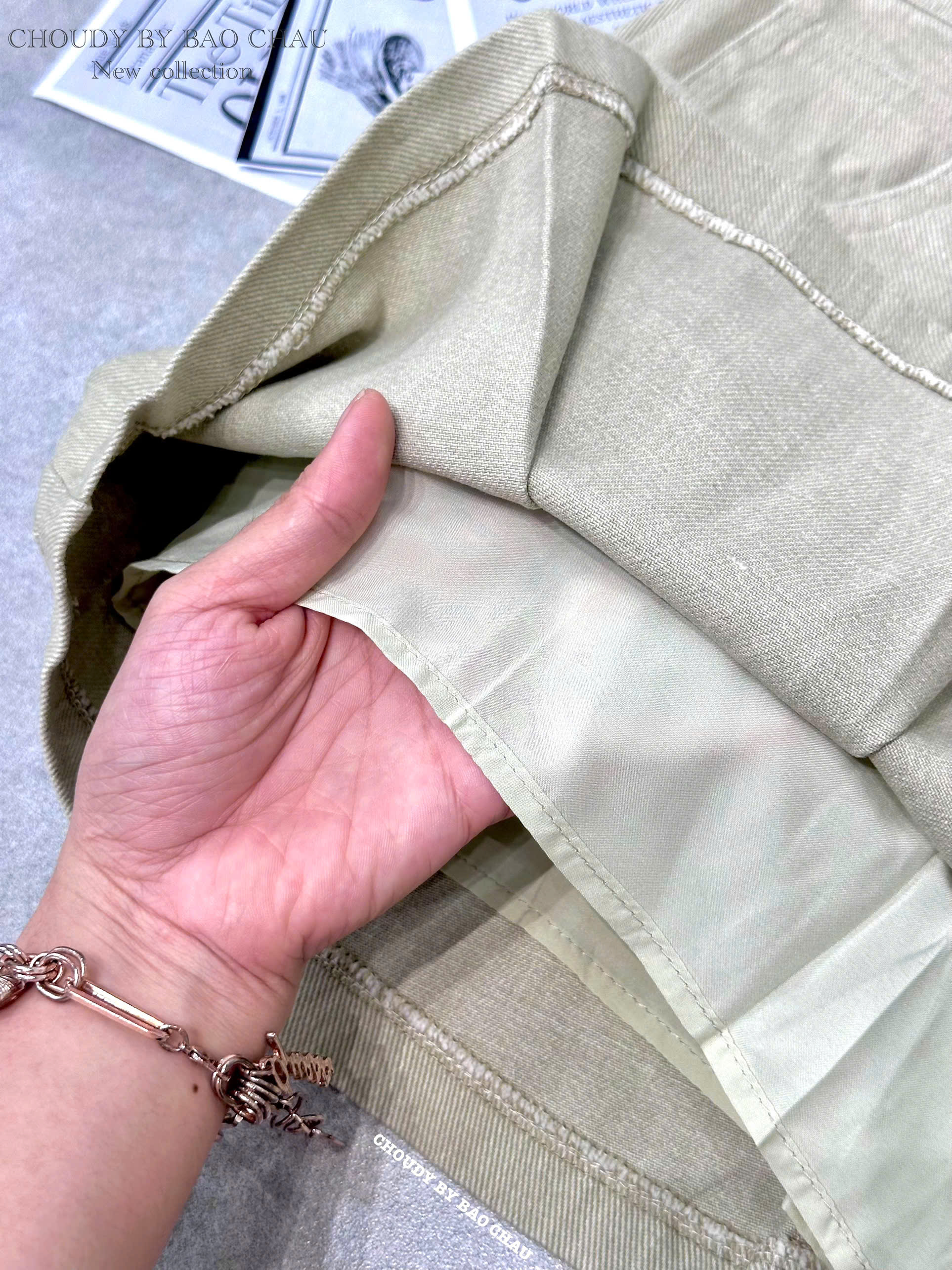 U241 CHÂN VÁY BE (KÈM BELT)_thumbnail_4