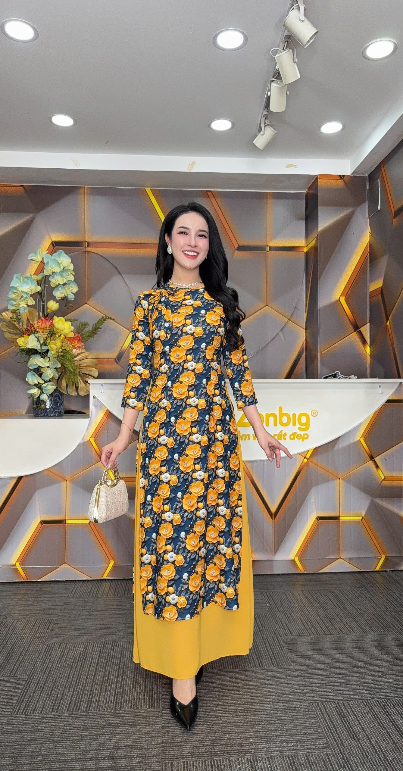 Đầm giả áo dài - Y1939 - Thương hiệu Zonbig_thumbnail_1
