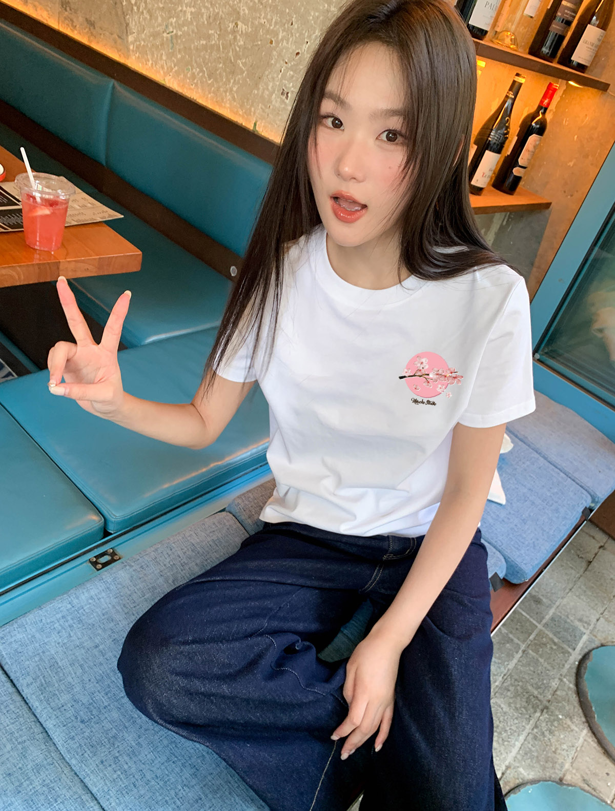 Áo thun nữ tết form vừa regular vải cotton 4c thoáng mát 1805 Miucho in basic_thumbnail_5