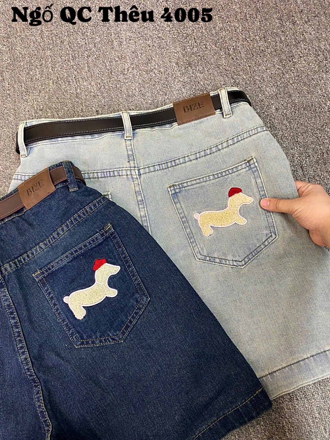 Quần short lửng ngố thêu cún basic bigsize QSJ4005 dành cho nàng béo mập từ 55-90kg_thumbnail_13