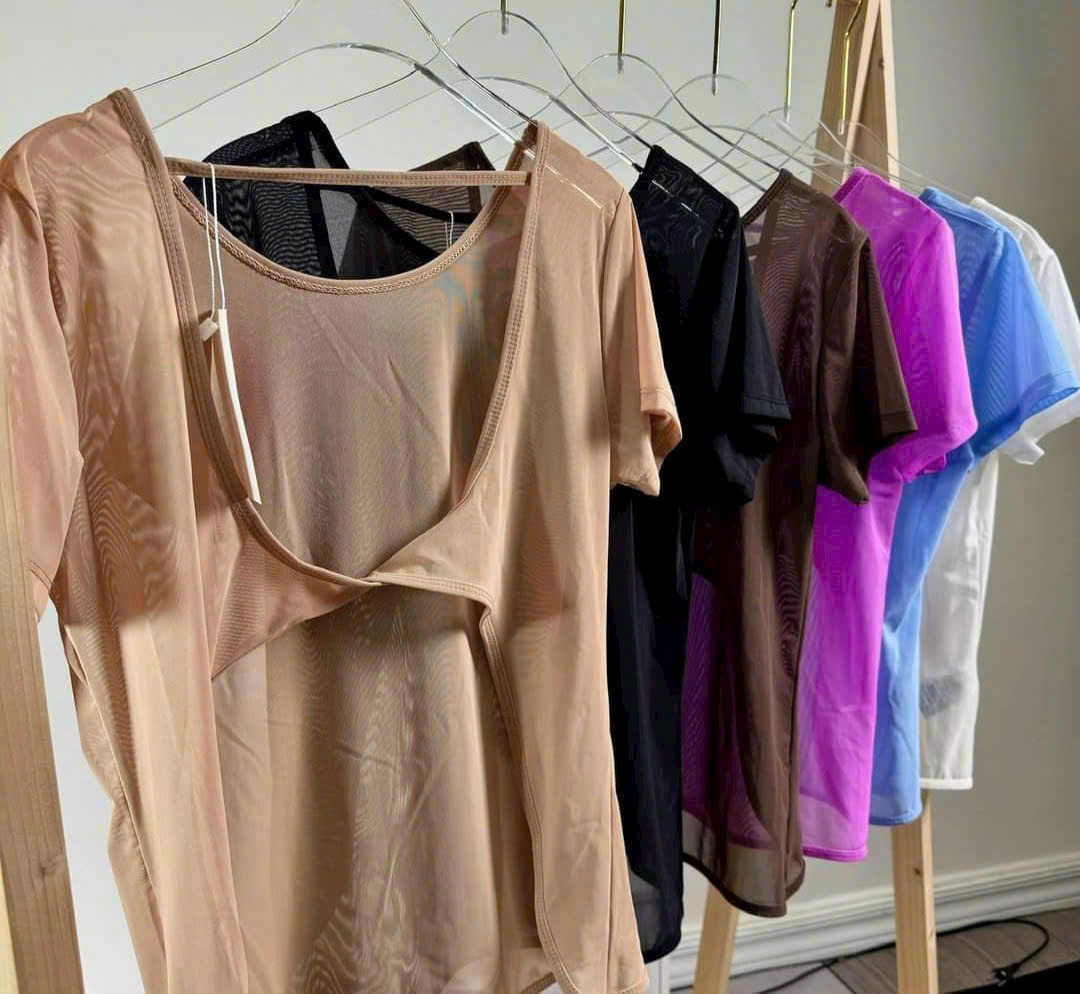Áo Tank Thể Thao Lưới Mè Dáng Croptop Phối Dây Lưng_thumbnail_2