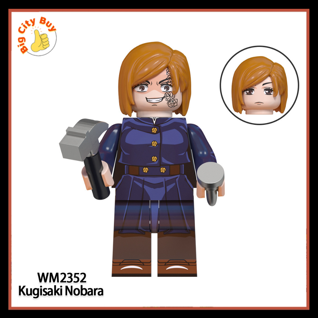 Mô hình Jujutsu Kaisen Minifigure Chú Thuật Hồi Chiến Đồ Chơi Lắp Ráp Anime Nổi Tiếng Nhật Bản Gojo Yuji_thumbnail_5