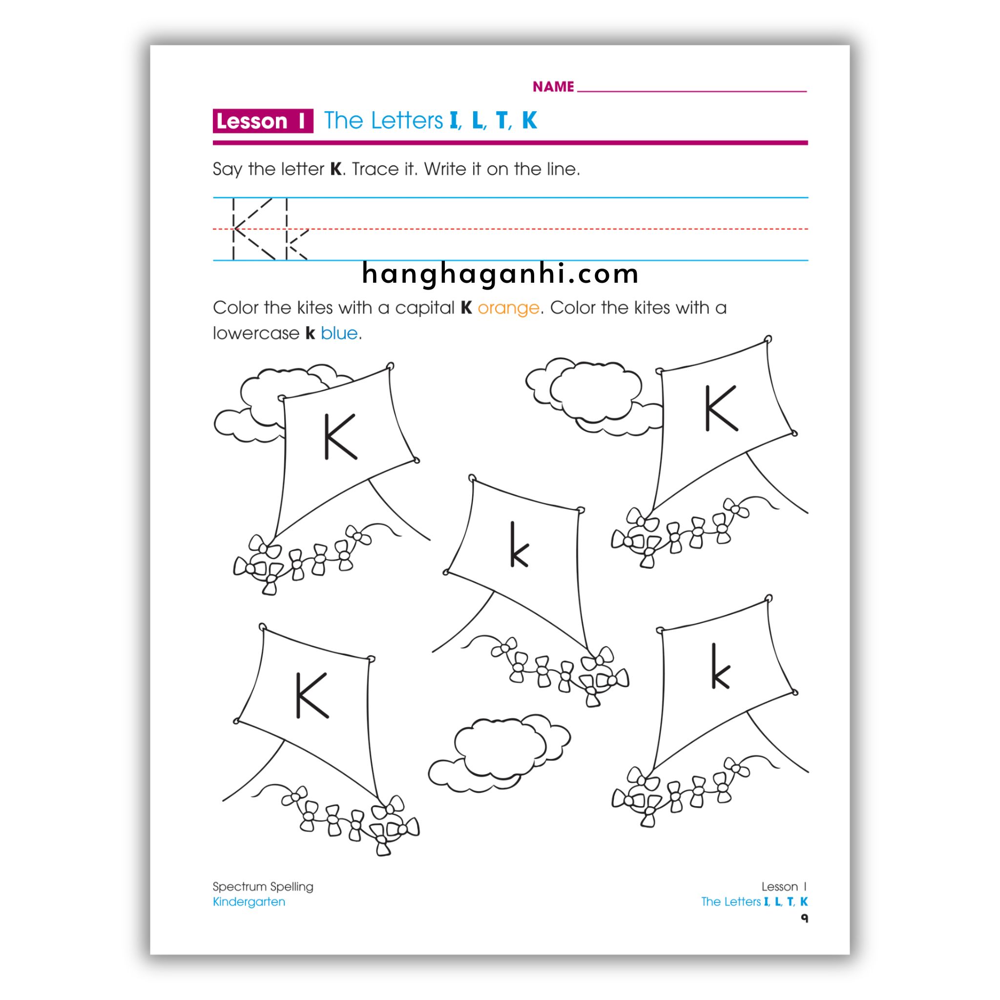 Sách Spectrum Spelling Workbook Grade K_thumbnail_13
