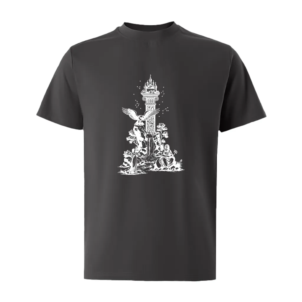 Áo thun form rộng Miucho Iconic cotton thoáng mát tay ngắn cổ tròn nhiều màu đủ size in chữ cái I 2754_thumbnail_11