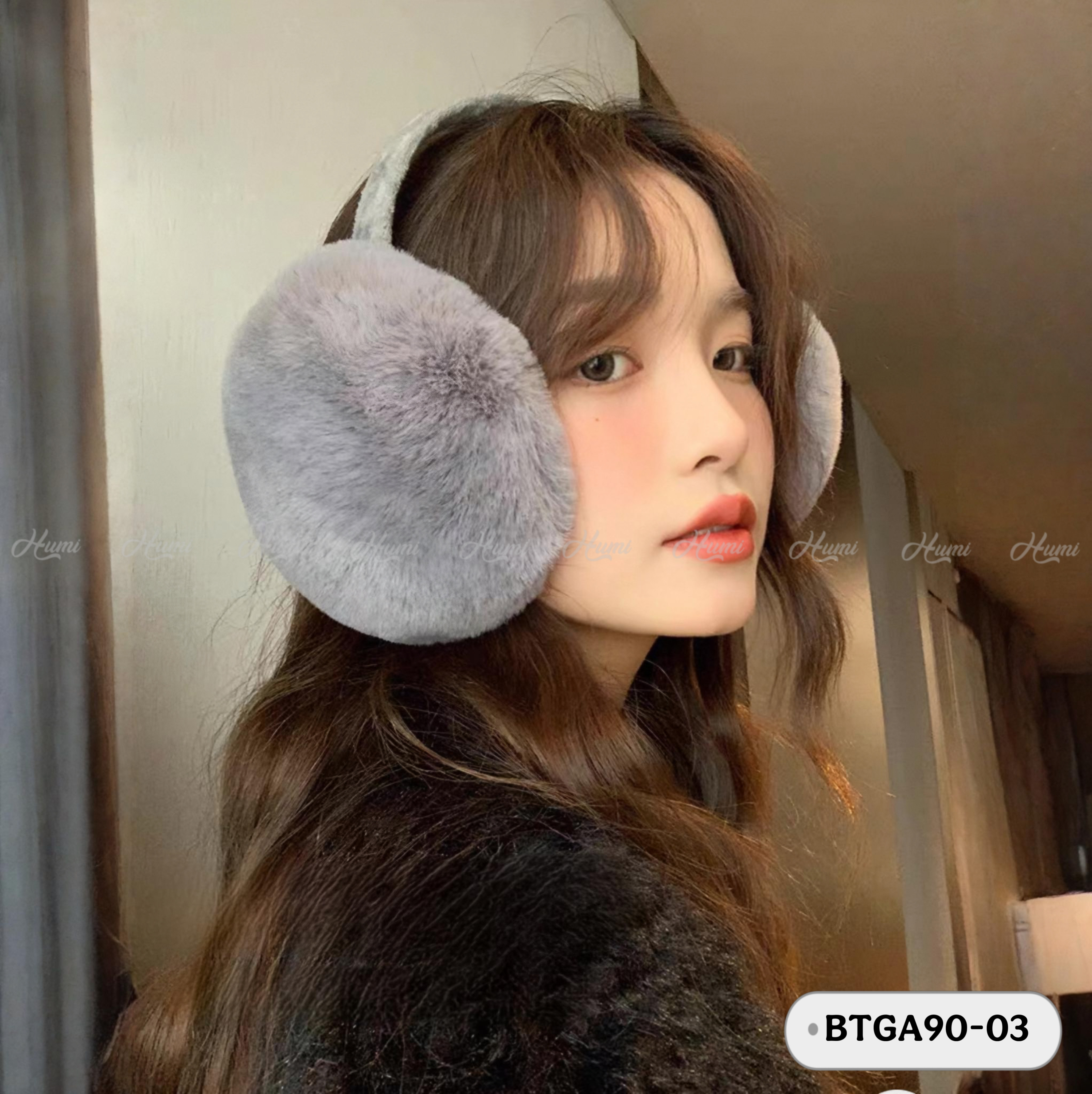 BỊT TAI GIỮ ẤM (BTGA90-03 Ghi)