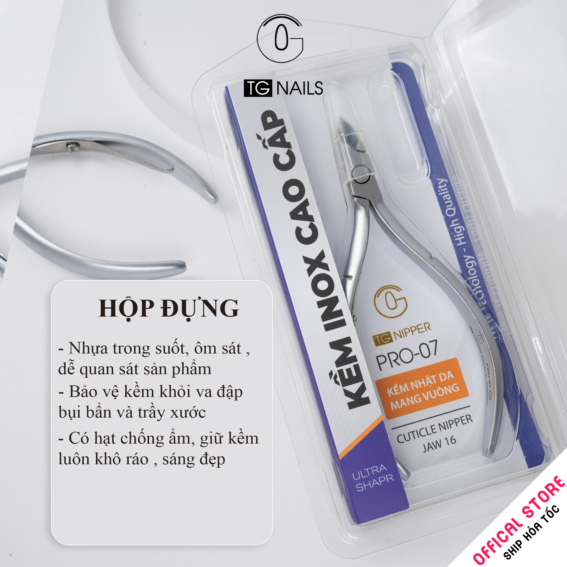 Kìm nhặt da inox TG PRO-07 mang vuông mũi 16_thumbnail_3