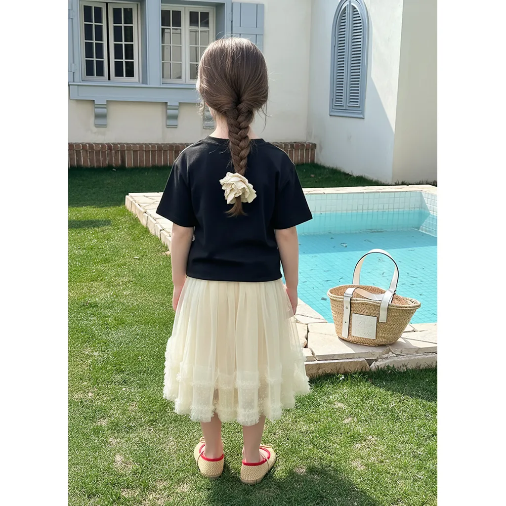 Áo thun cho bé gái dễ thương Kado vải cotton co giãn thoáng mát thoải mái thấm hút tốt 2929_thumbnail_7