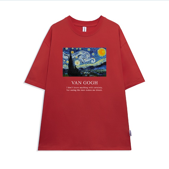 Áo thun unisex tay lỡ form rộng chất vải cotton mềm mại Miucho AT292 in graphic_thumbnail_5