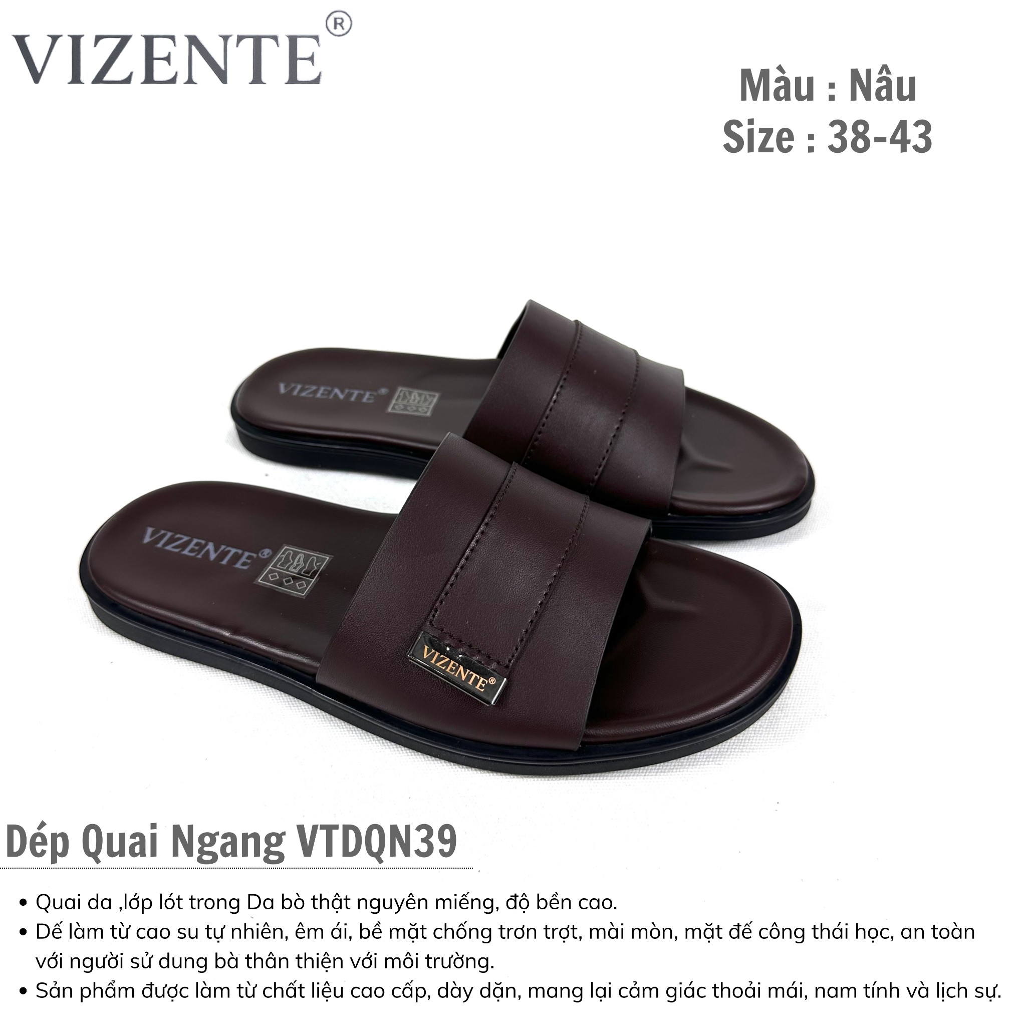 Dép Quai Ngang VT39