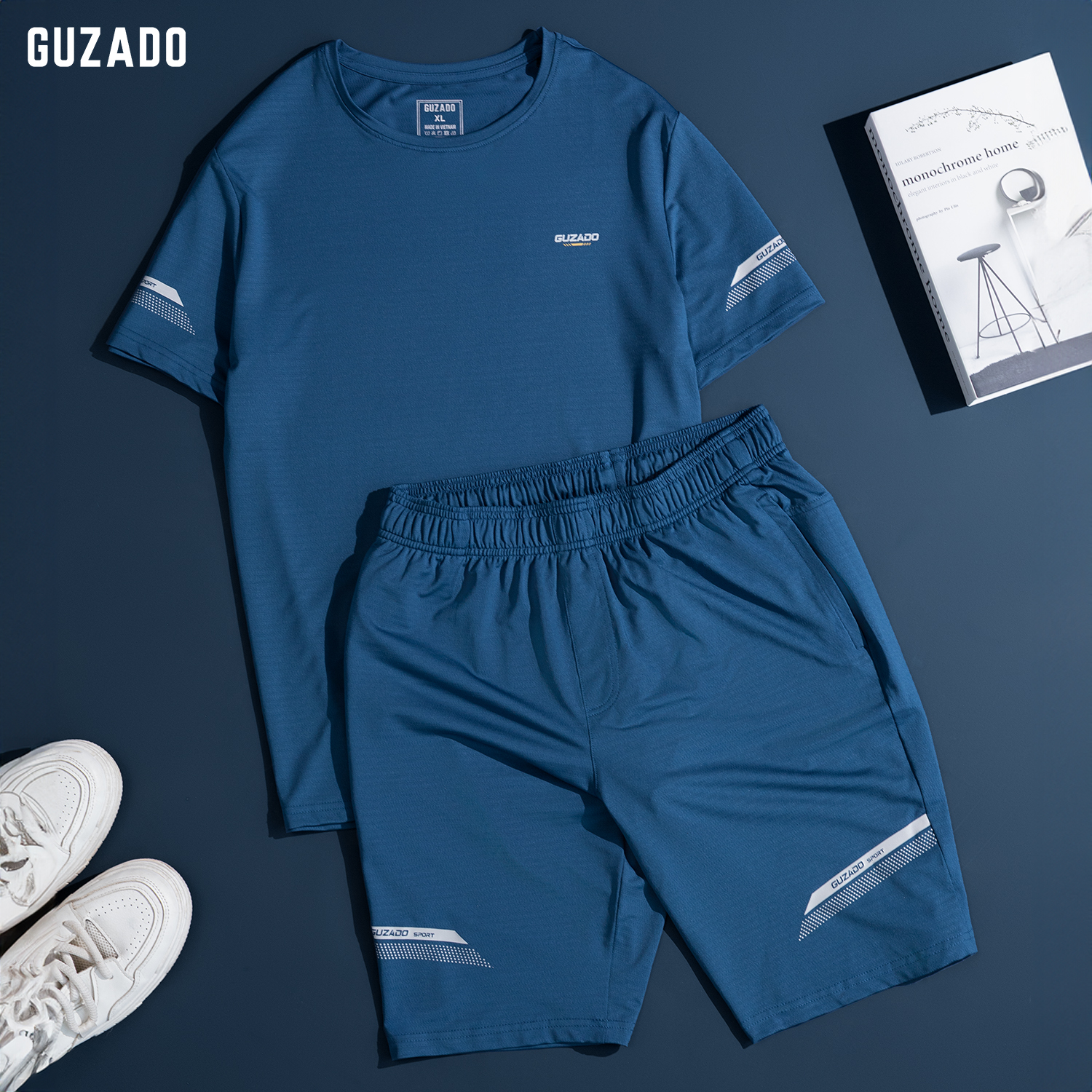 Bộ Thể Thao Nam GUZADO Mẫu Cộc Tay Mặc Thể Thao GBH01_thumbnail_19