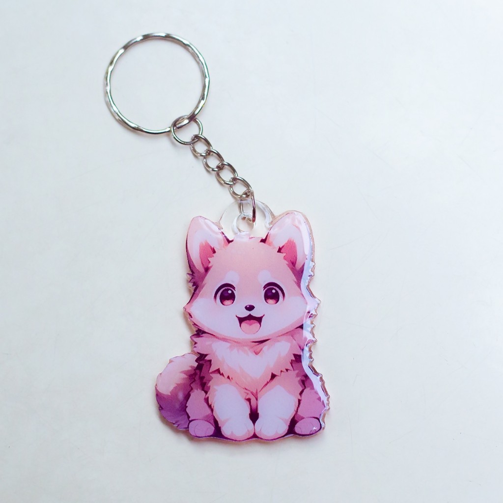 Móc Khóa Mica Hình Thú Cưng Cute_thumbnail_8