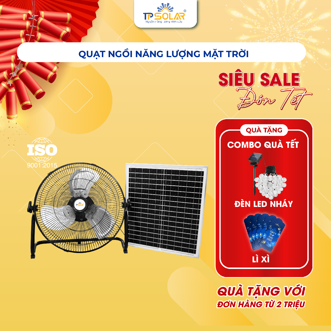 Quạt ngồi năng lượng mặt trời