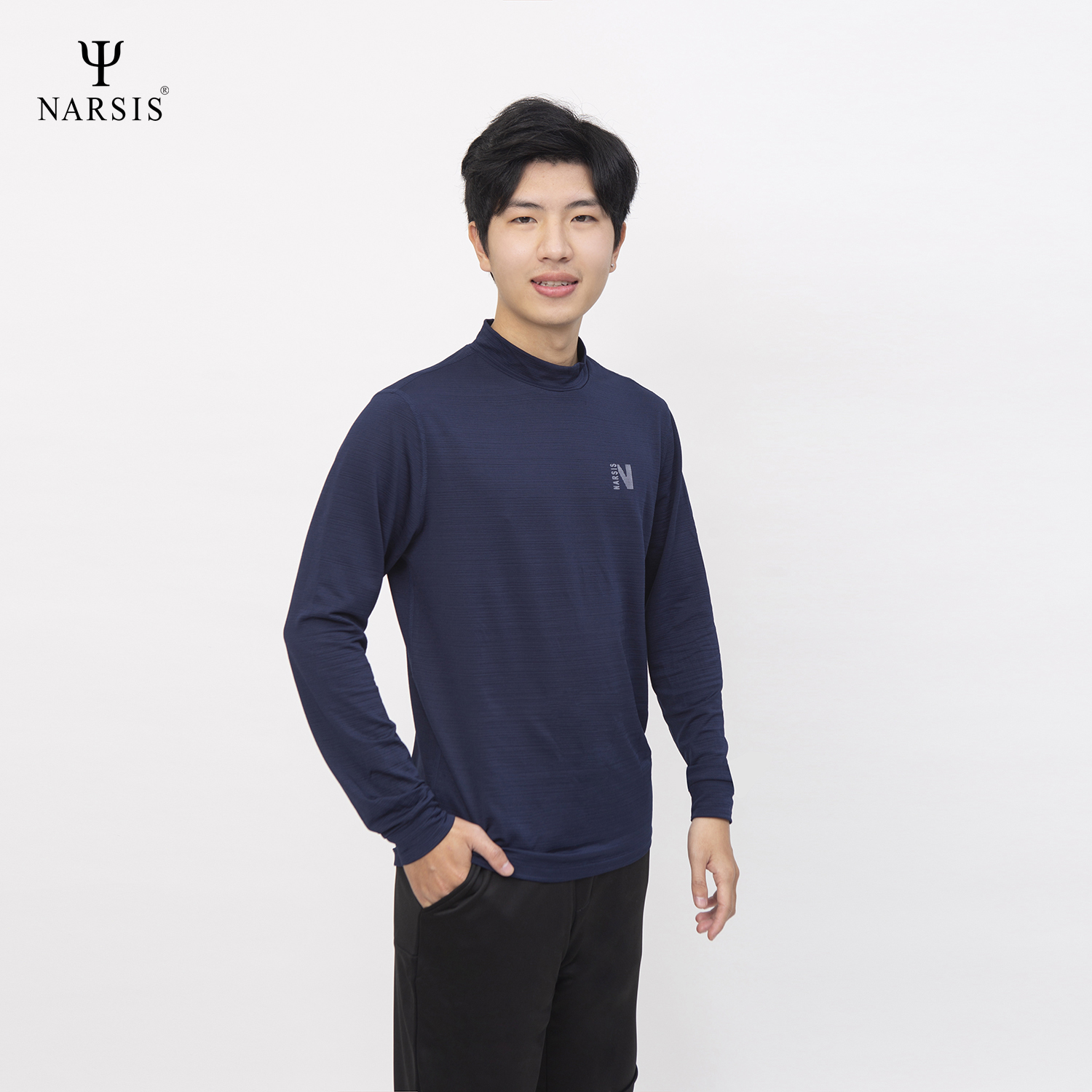 ÁO THU ĐÔNG NAM D0034 NARSIS CHẤT LIỆU THOÁNG MÁT, DỄ CHỊU, THOẢI MÁI CẢ NGÀY, DỄ VẬN ĐỘNG_thumbnail_2