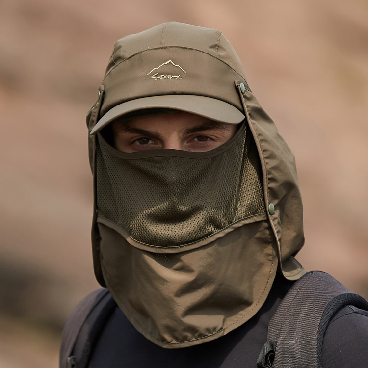 Mũ lưỡi trai đa năng có che gáy tháo rời #HZ2525_thumbnail_1