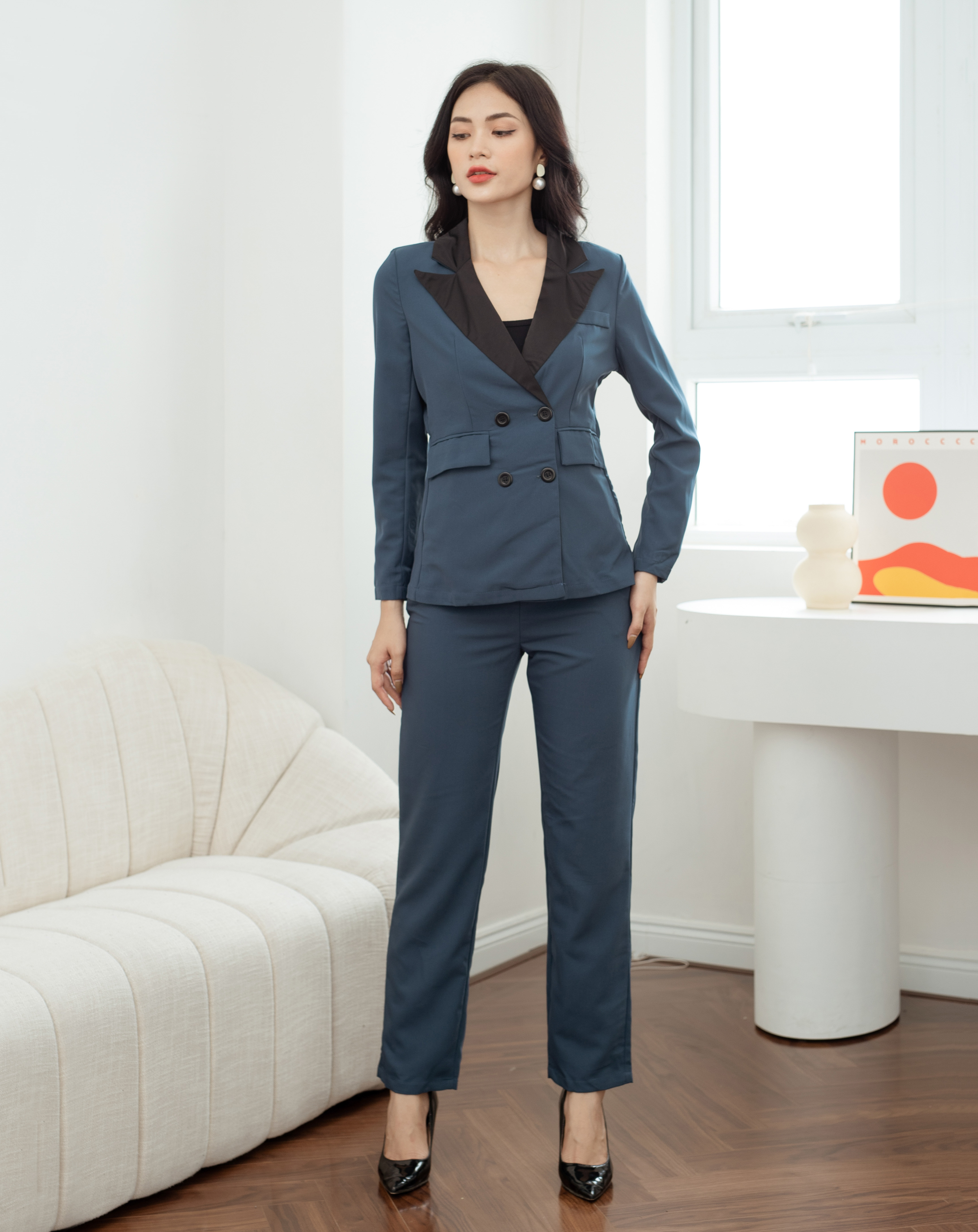 Bộ đồ quần áo Vest Blazer thiết kế cao cấp_thumbnail_2