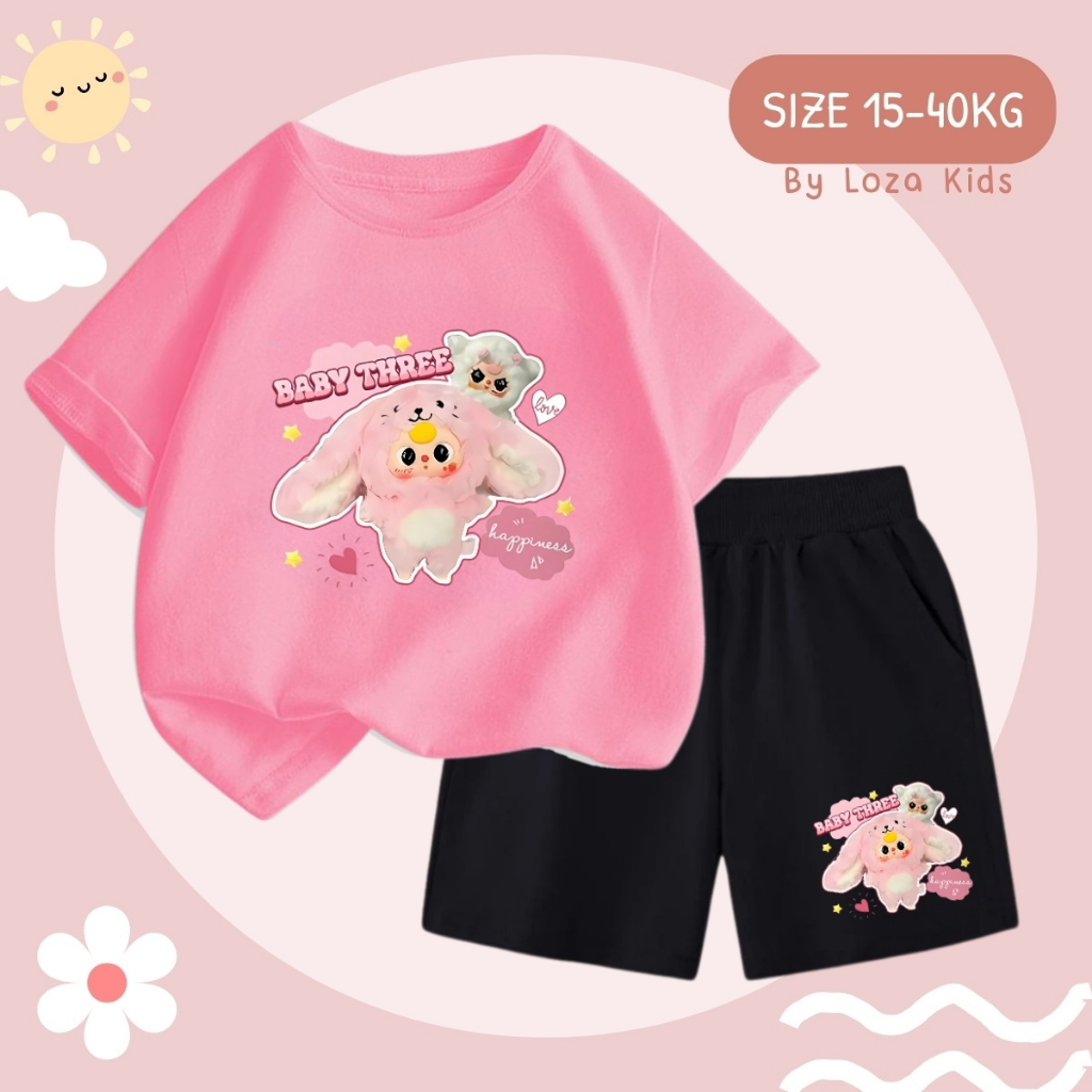 Đồ bộ bé gái in hình Baby Three - Loza Kids SB212_thumbnail_2