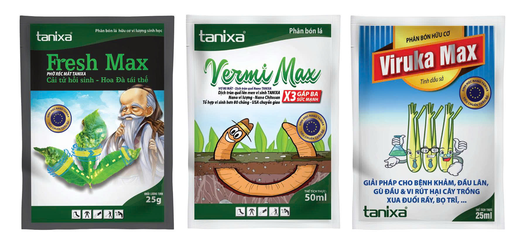 BỘ 3 VIRUS (FRESH MAX - VIRUKA - VERMI)