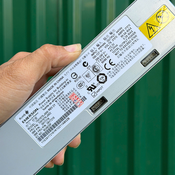 Nguồn 12v-55a-660w EMERSON (hàng tháo máy sever chính hãng)