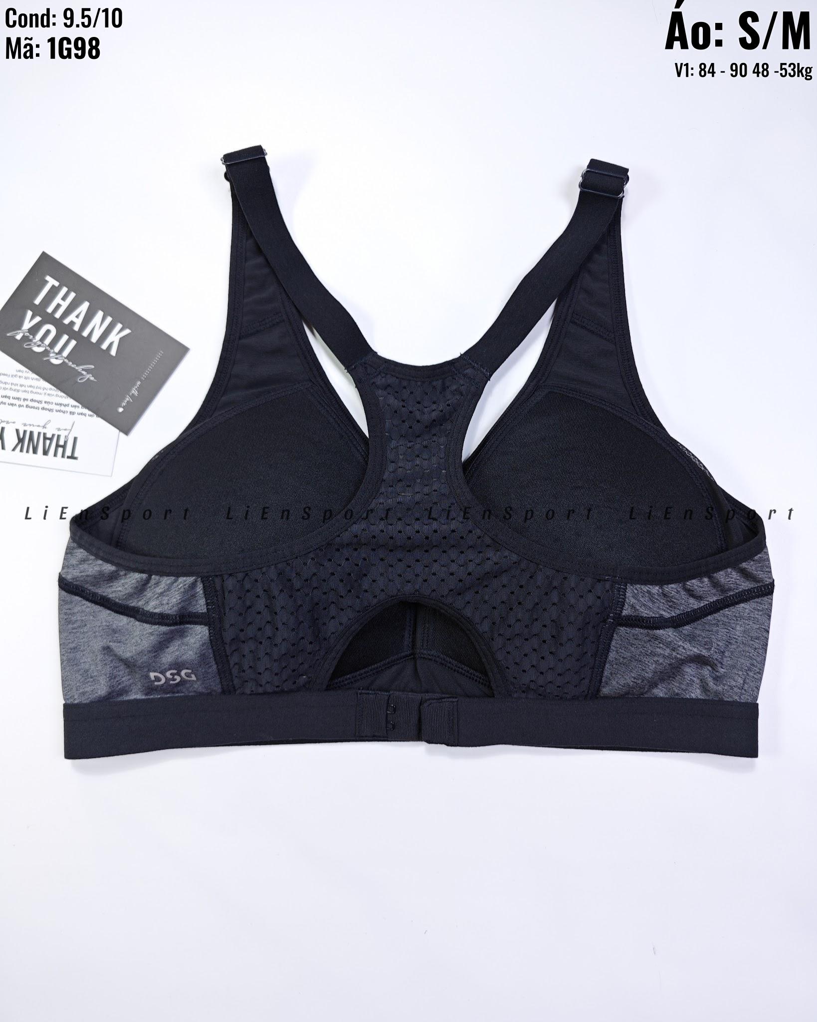 Áo bra thể thao lưng chữ X Nữ Size S M Xám đen Auth 2nd Co giãn 4 chiều Thấm hút mồ hôi Form ôm tôn dáng Phù hợp tập gym yoga chạy bộ Mã:1G98_thumbnail_2