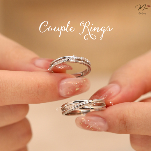 ĐN103 - Nhẫn đôi giao điểm tình yêu