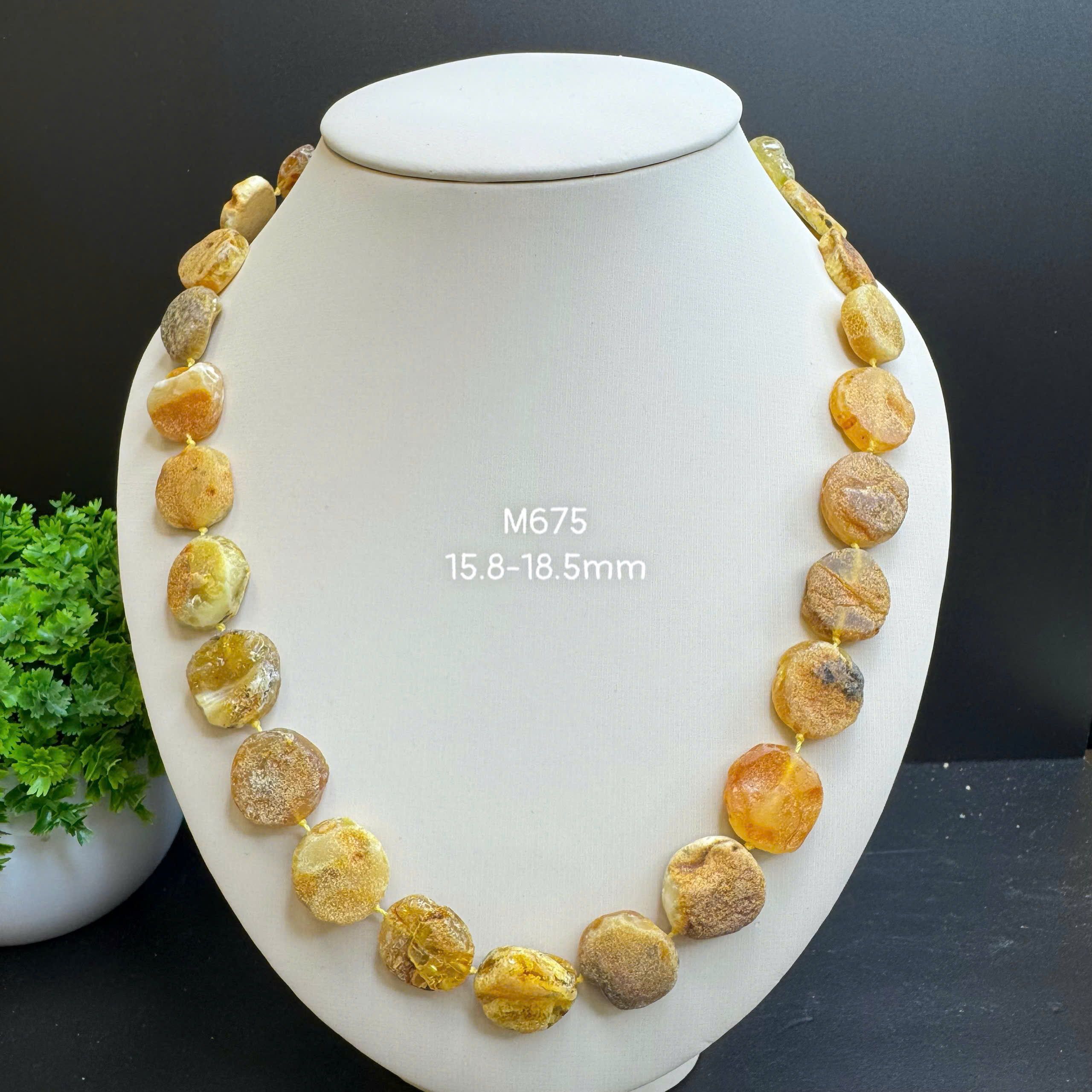 Vòng Cổ Thô Dáng Đồng Xu - M675