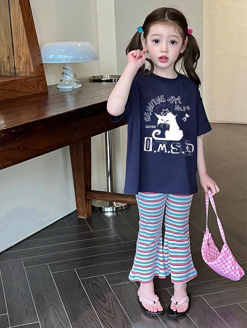 Áo thun cho bé form rộng dáng ngắn AED2275 Miucho Kid chất vải cotton mềm mại thoáng mát in graphic_thumbnail_6