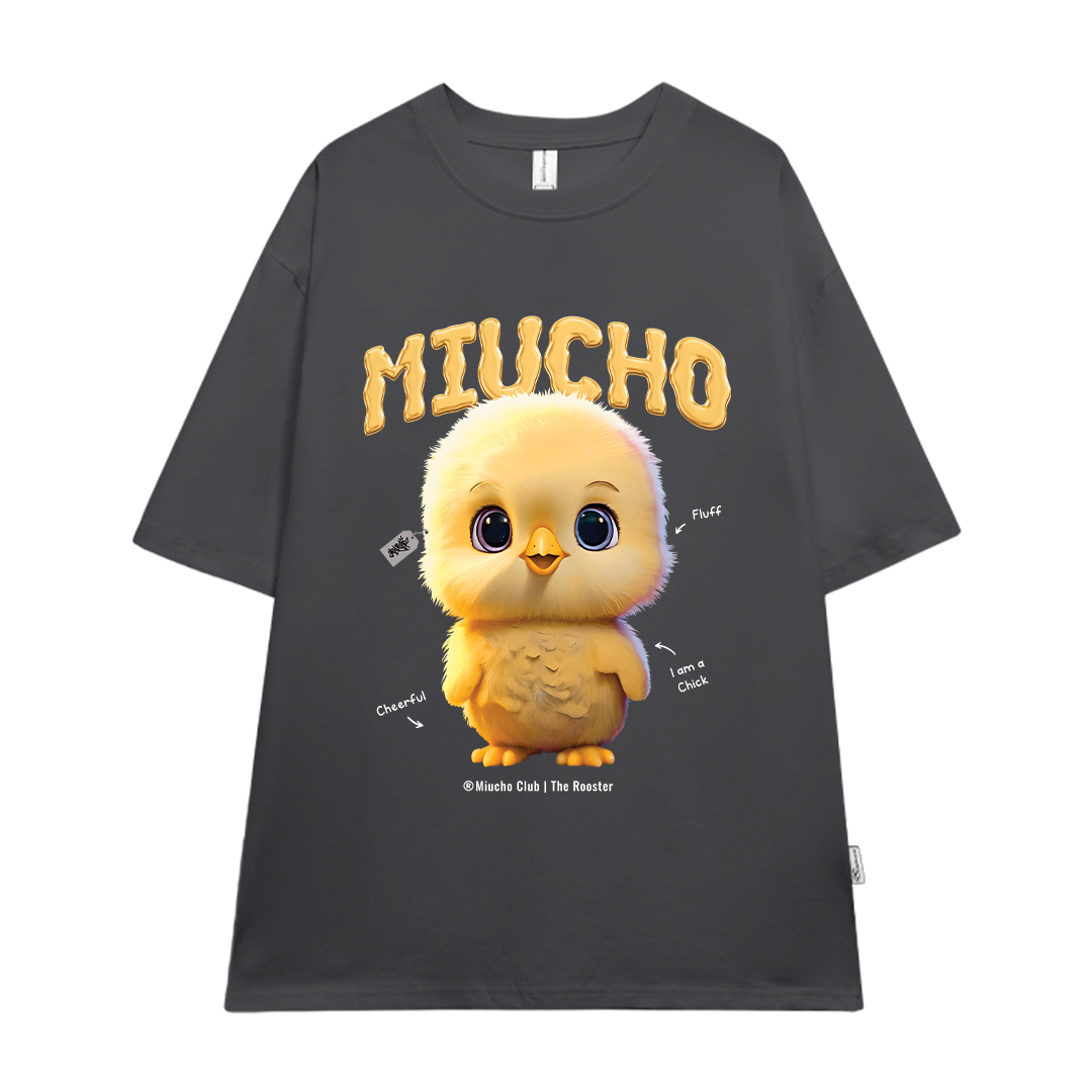 Áo thun form rộng 12 con giáp tuổi Dậu ATD1240 Miucho tay ngắn cổ tròn in mix_thumbnail_17