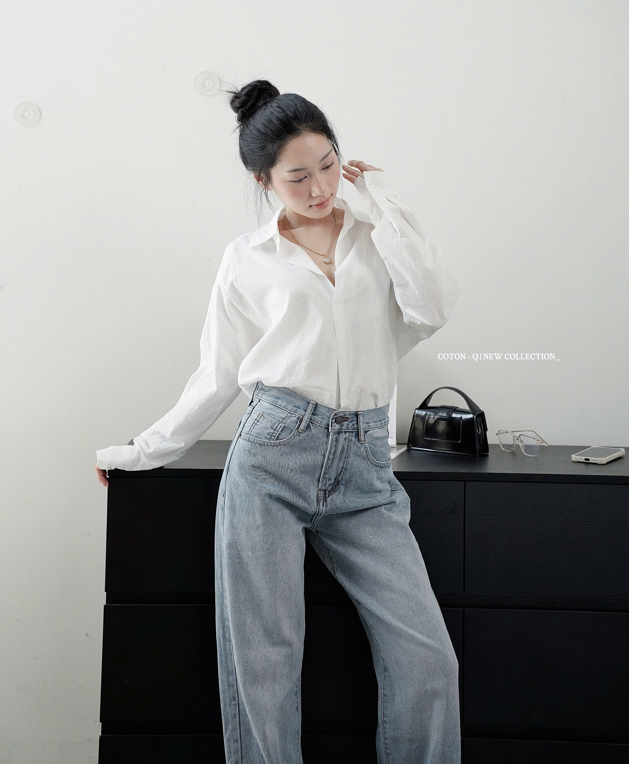 Áo somi tay dài phối kiểu ( HỒNG CAM )_thumbnail_29