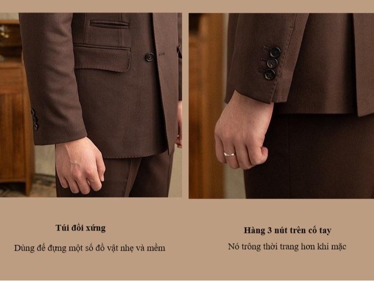 Dark Brown Gabardine Suit (Suit Jacket + Trousers)_thumbnail_6