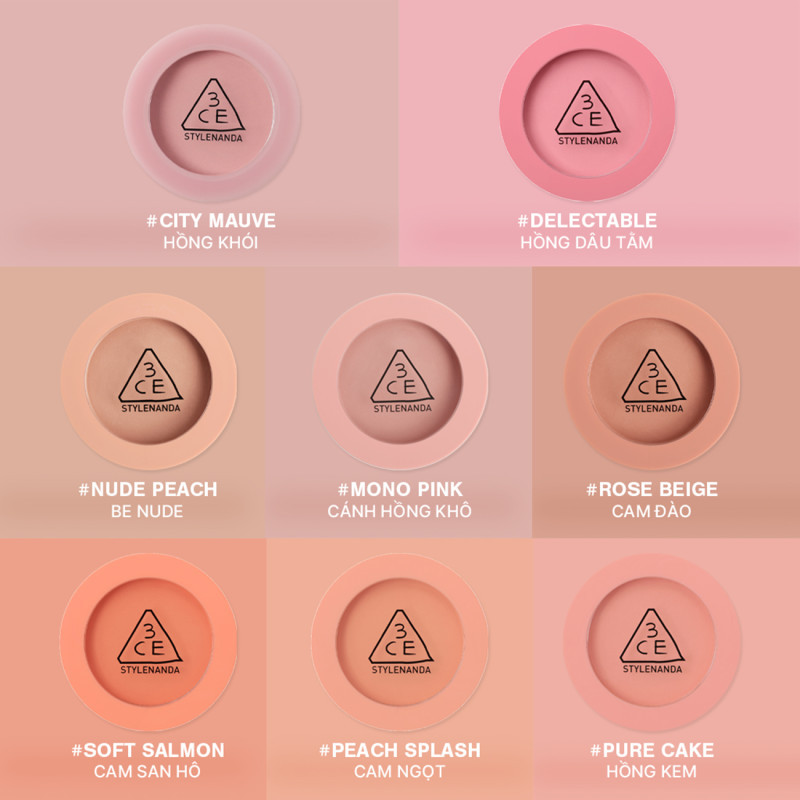 [3CE] Phấn má hồng 3CE Face Blush 5.5g