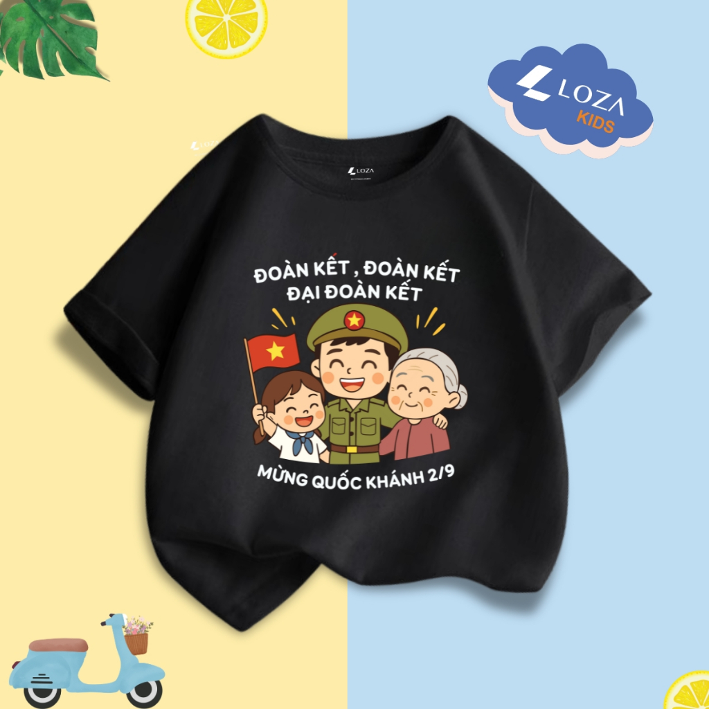 Áo phông cho bé in hình 