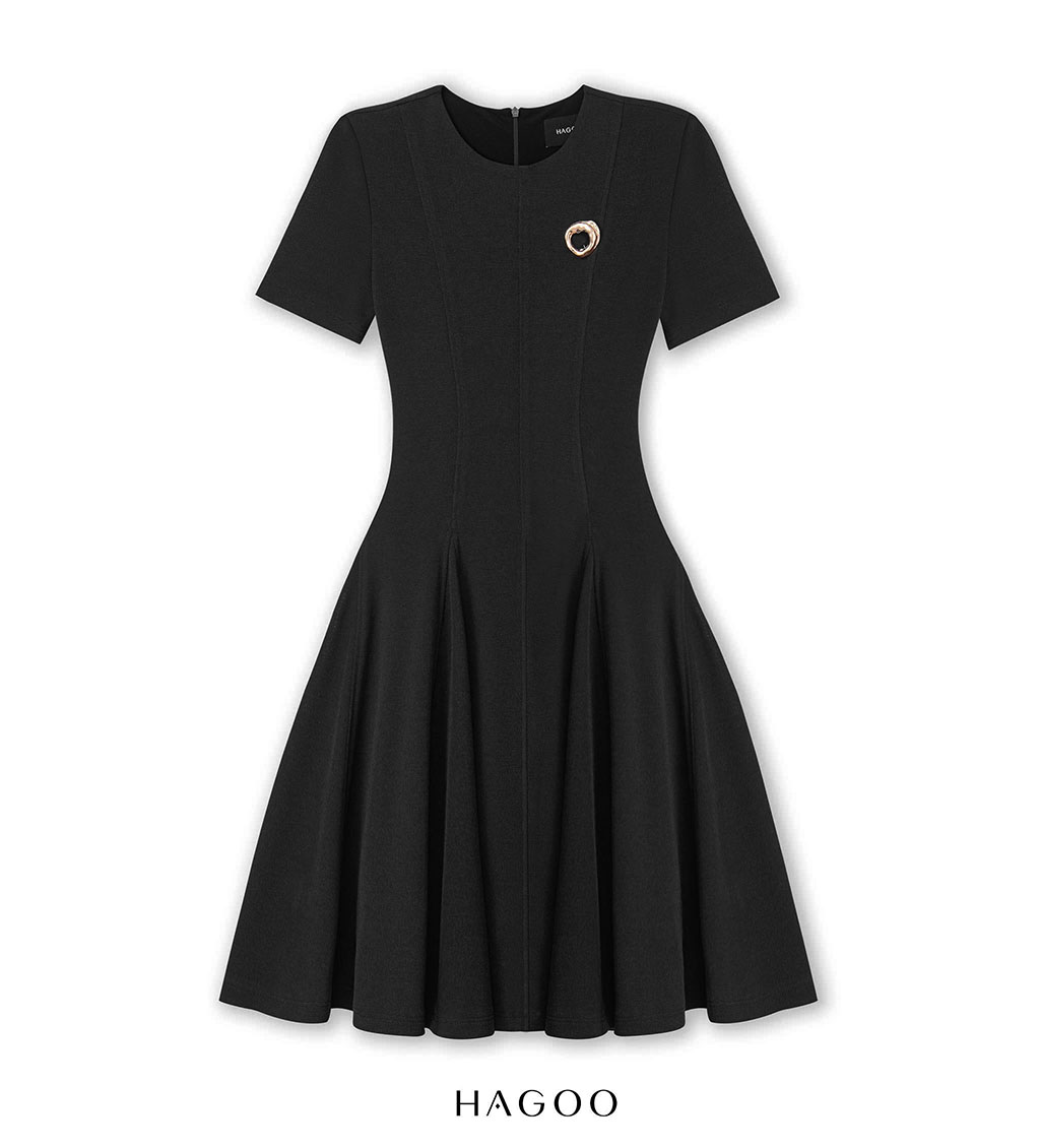 Váy thun ngắn bổ nhiều mảnh HAGOO_thumbnail_4