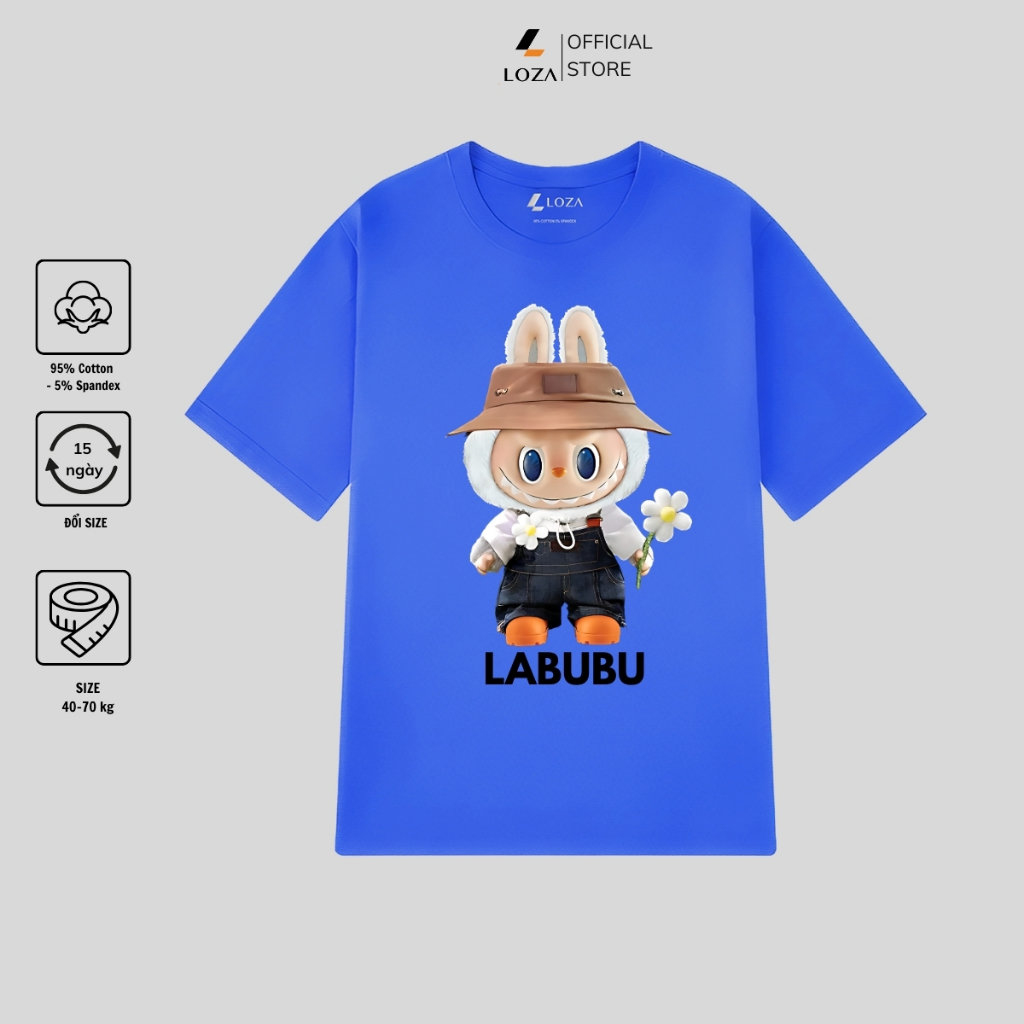 [Form Rộng] Áo thun nữ in hình Labubu nhiều mẫu - Áo phông nữ dáng rộng Loza - G0195_thumbnail_9