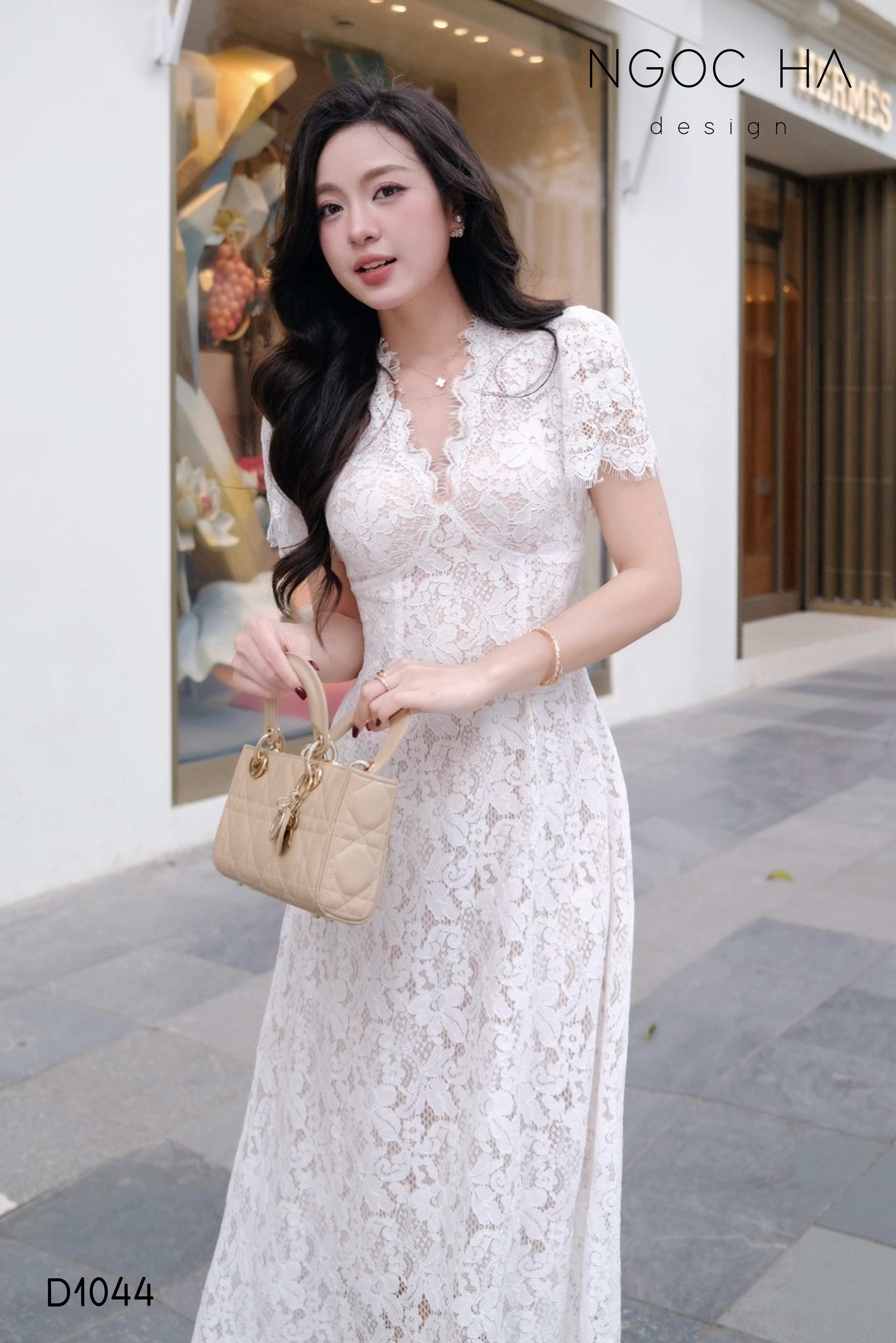 Sara Dress_ Đầm Ren Trắng D1044_thumbnail_3