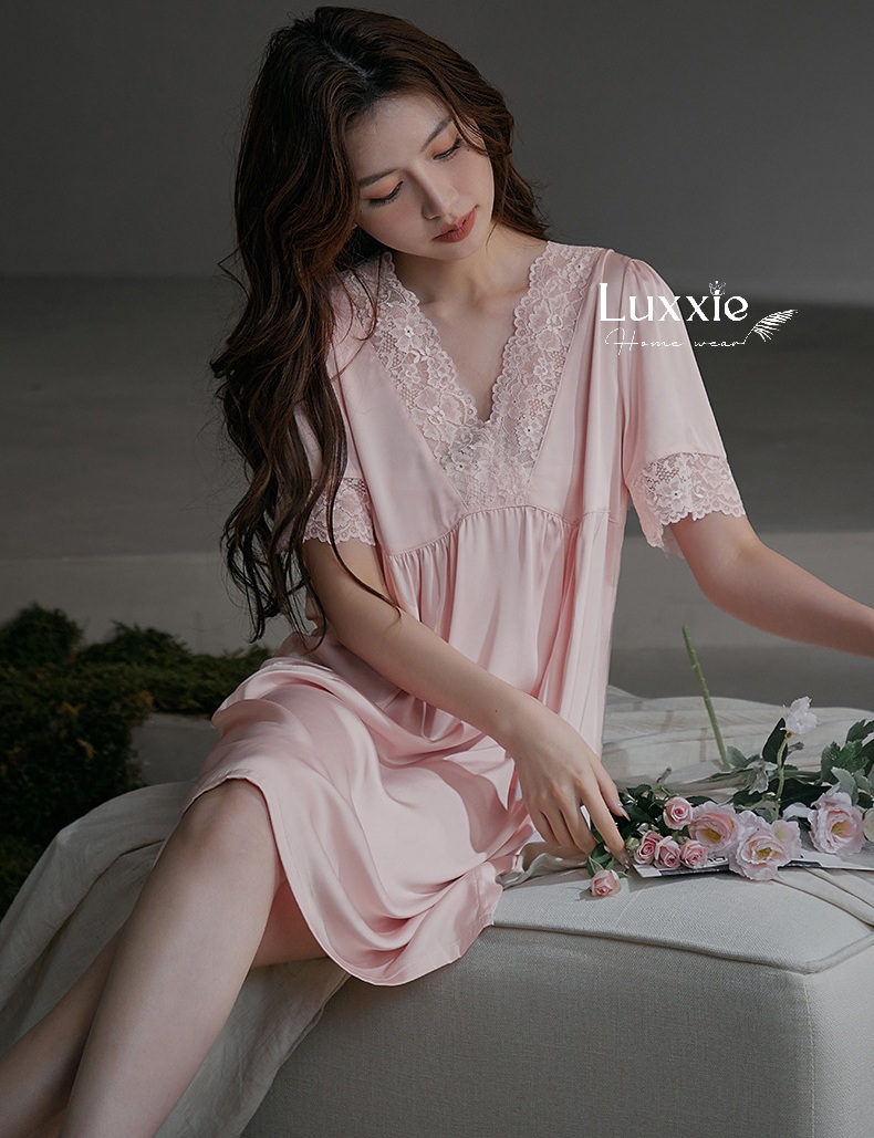 V06 Váy ngủ suông cổ V phối ren_thumbnail_16