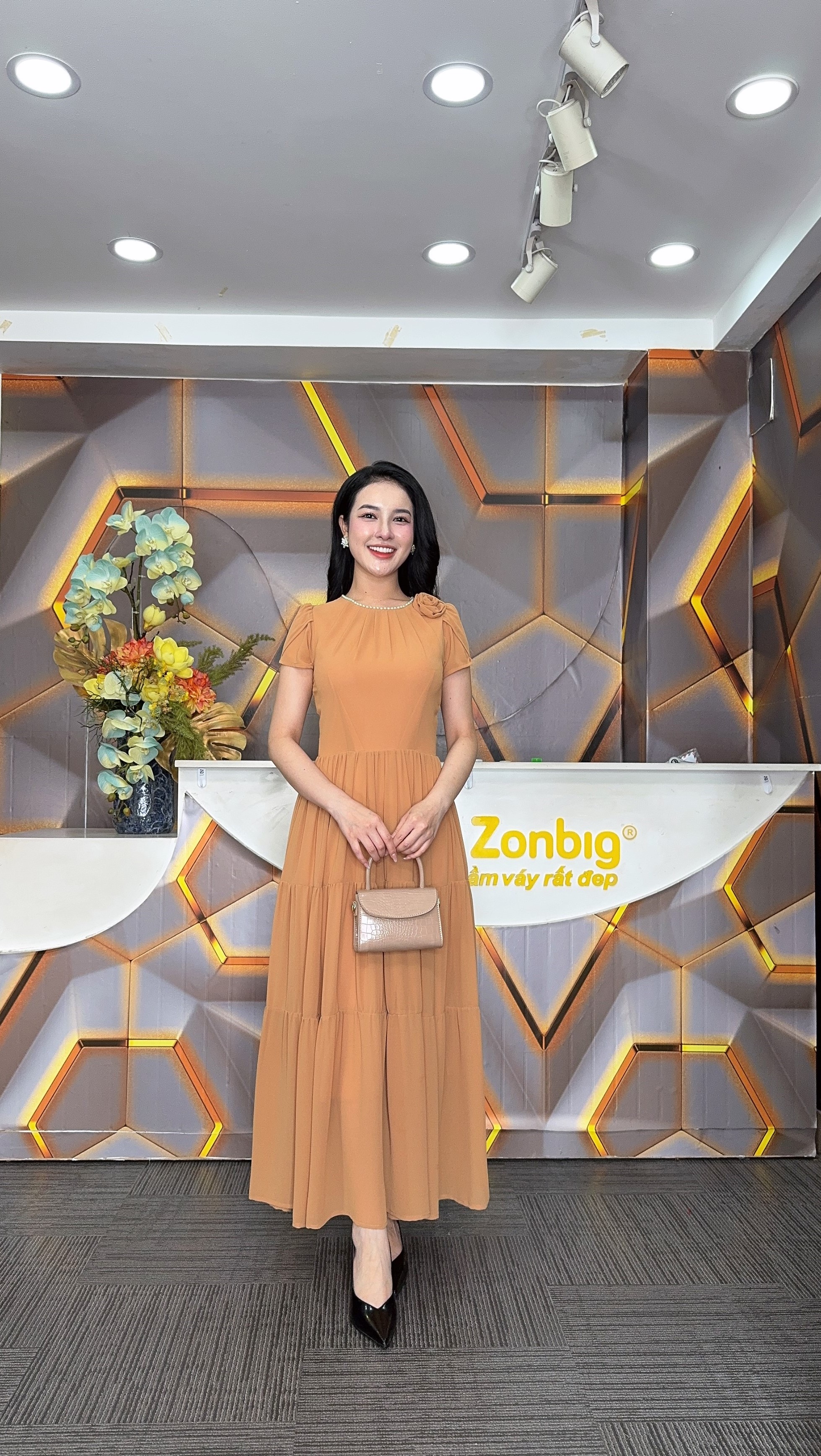 Đầm xòe - Y1891 - Thương hiệu Zonbig_thumbnail_1