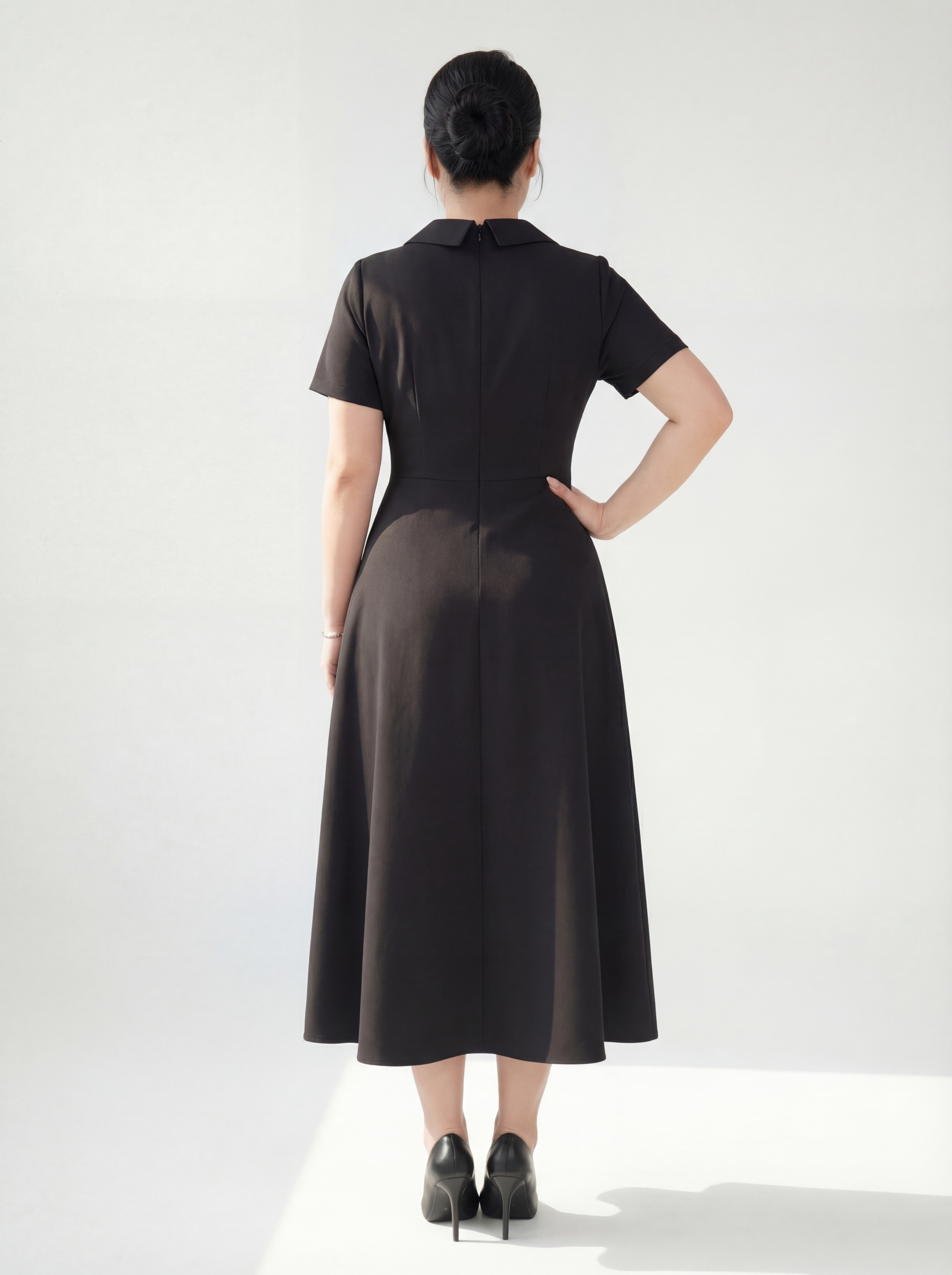 BIGSIZE NỮ - Đầm dáng dài kiểu V-DA206_thumbnail_3