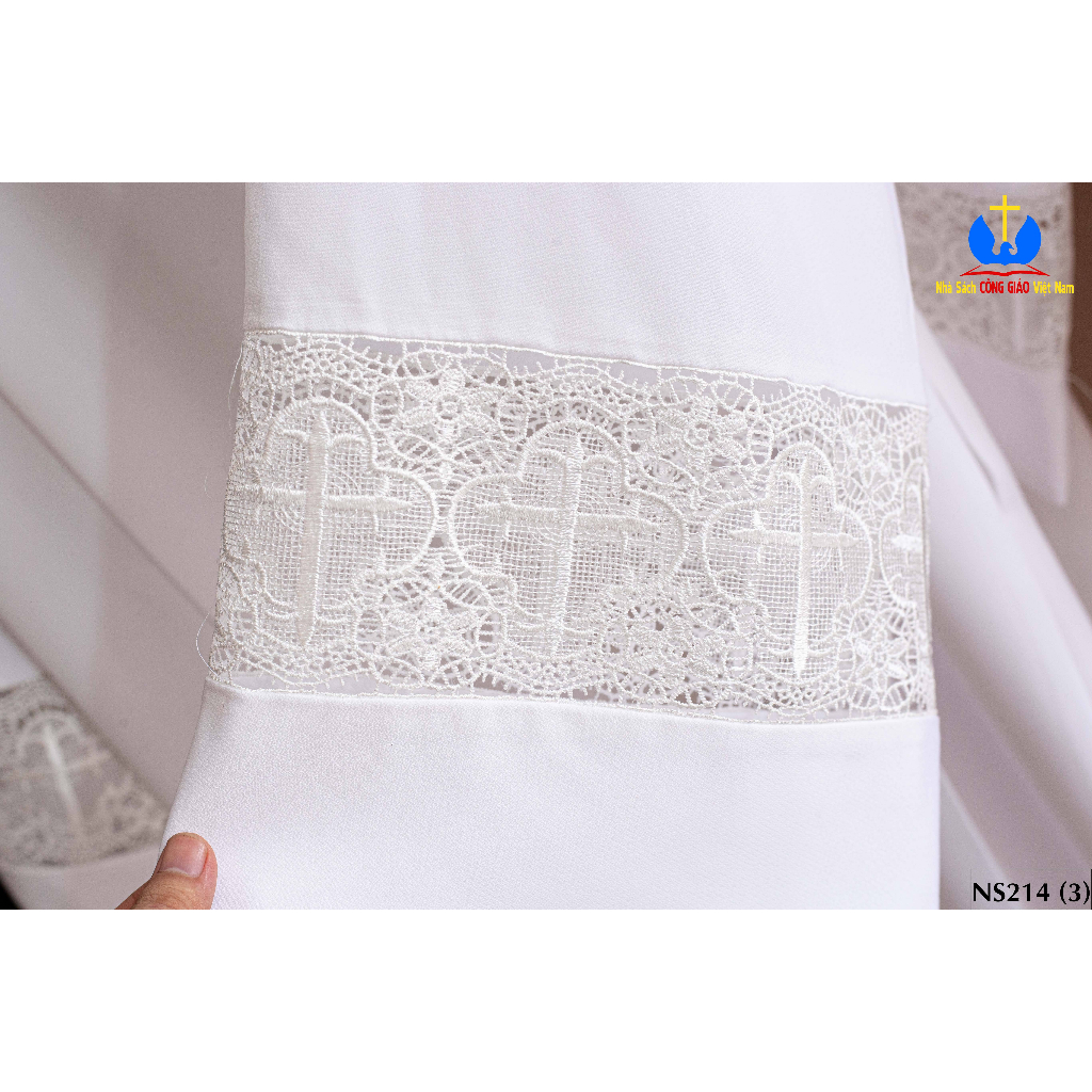 Áo alba - Áo lễ Linh mục, phó tế - Quà tặng Công Giáo NS214_thumbnail_3