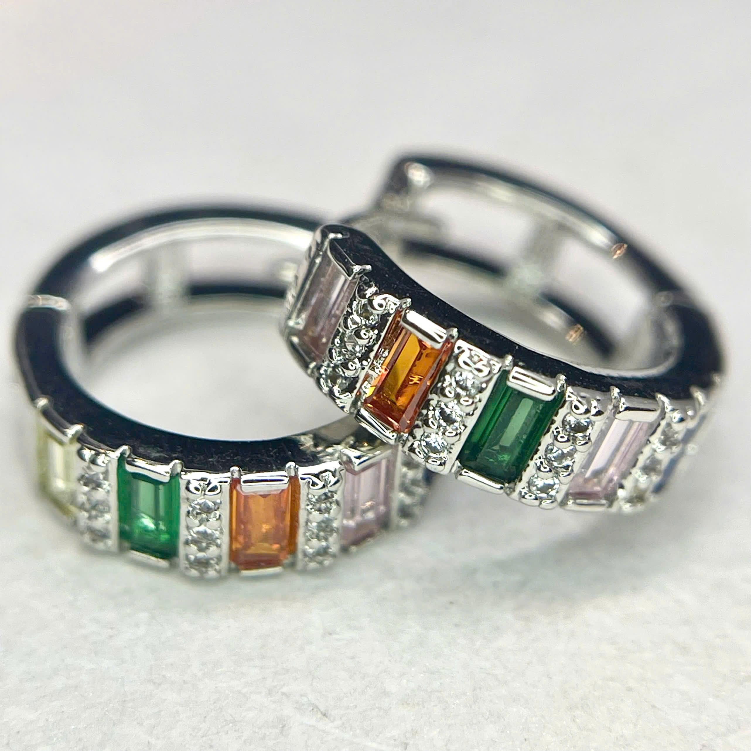 Khuyên vòng kiểu ngũ sắc size 8