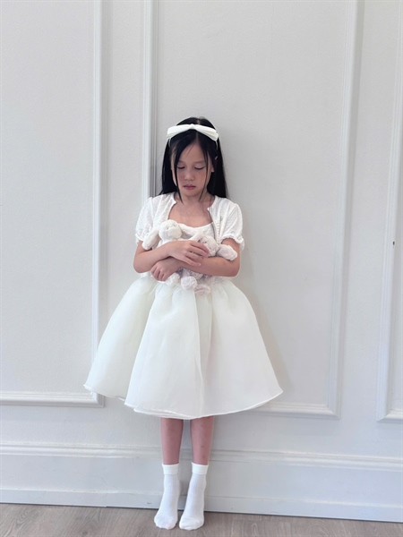 Charlotte Organza Dress '25 (Váy Organza x Áo Cardigan)