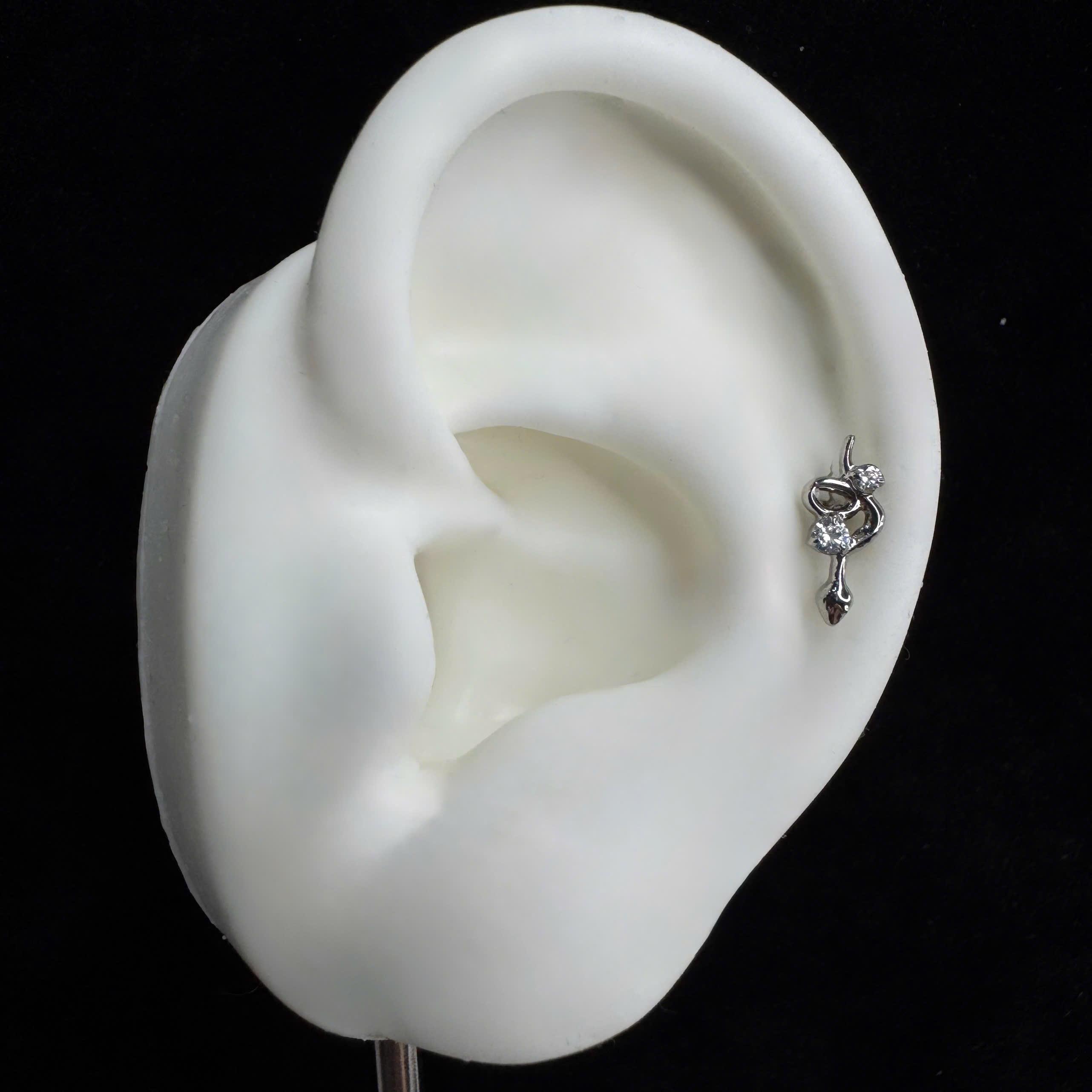 Khuyên kiểu titan rắn trơn đính 2 đá nhỏ_thumbnail_3